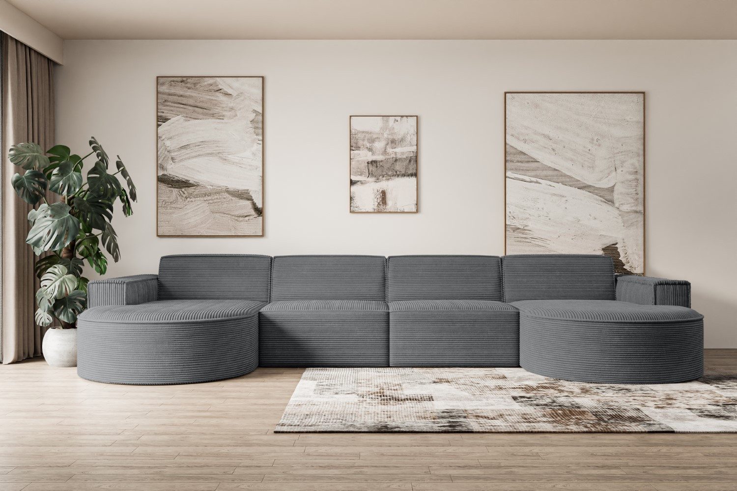 ALTDECOR Wohnlandschaft MARI-U2, Sofa Praktische Bequeme Funktionsecke Couc günstig online kaufen