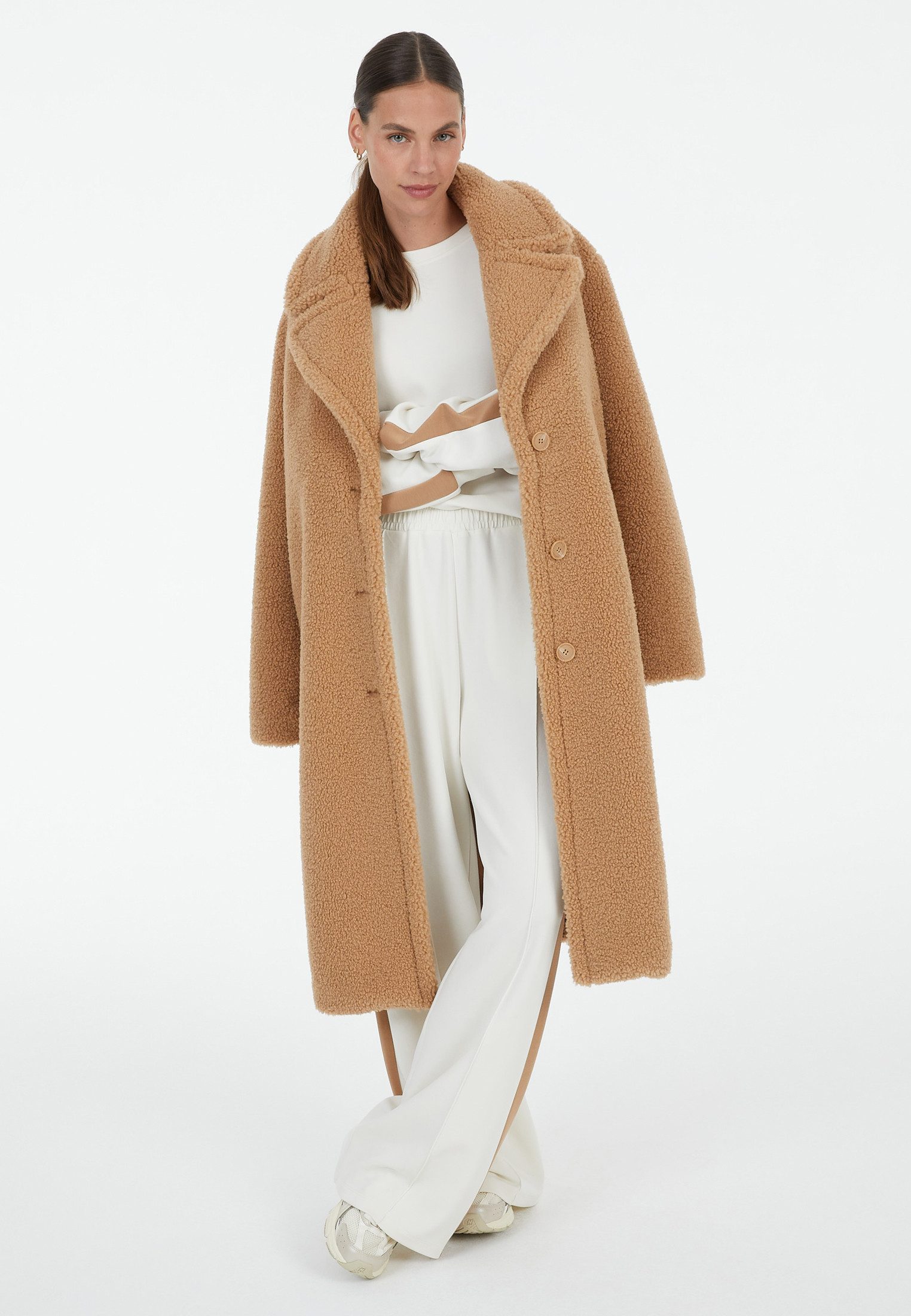 MARC AUREL Wintermantel in Teddy-Optik günstig online kaufen