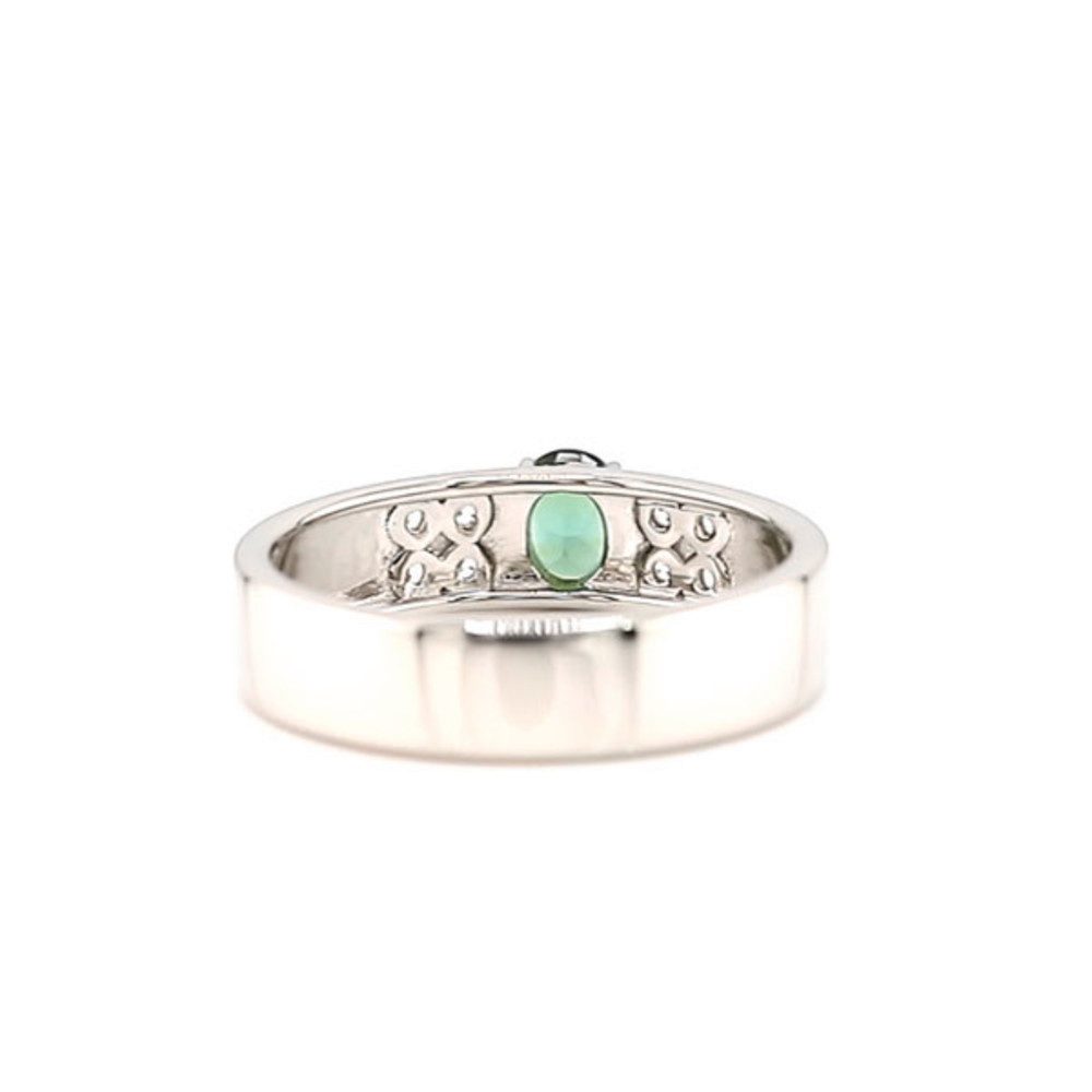 Cavill Silberring Cavill Ring Sterlingsilber mit grünem Turmalin 0,40 ct & Zirkon (1-tlg)