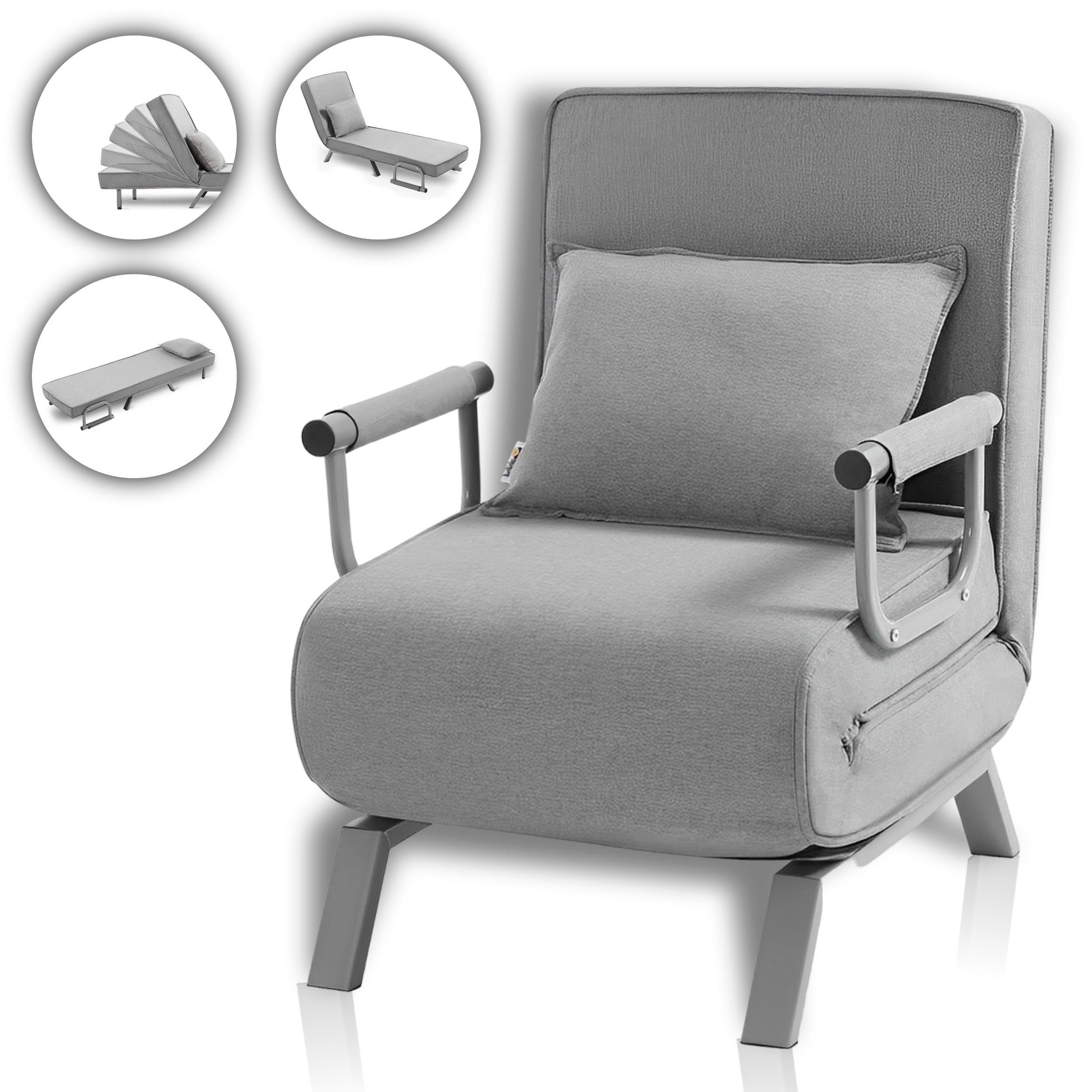 Makika Relaxliege Schlafsessel Schlafsofa Ted klappbar günstig online kaufen