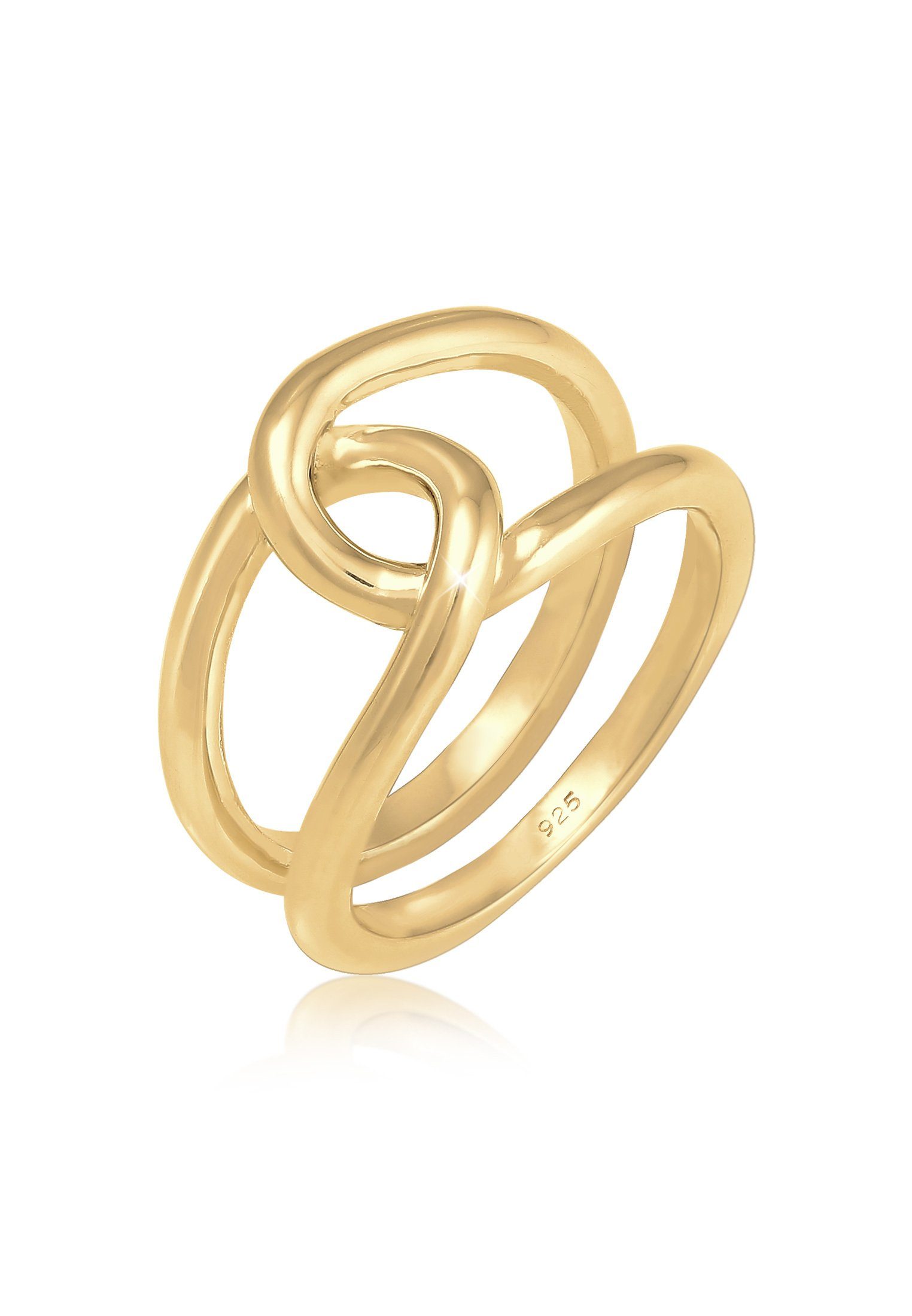 Elli Fingerring Verdreht Schlaufe Trend Casual günstig online kaufen