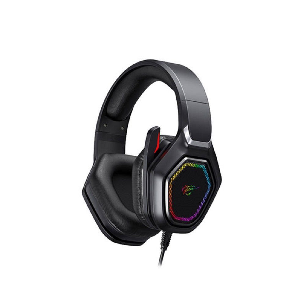 Havit Gaming Headphones RGB mit Mikrofon, 3,5mmKlinkenstecker USB