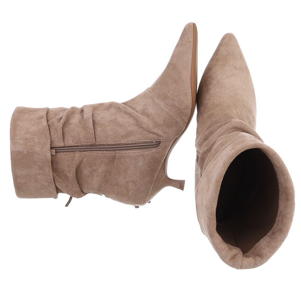 Ital-Design Eleganter Stiefel mit Fransendetails für günstig online kaufen