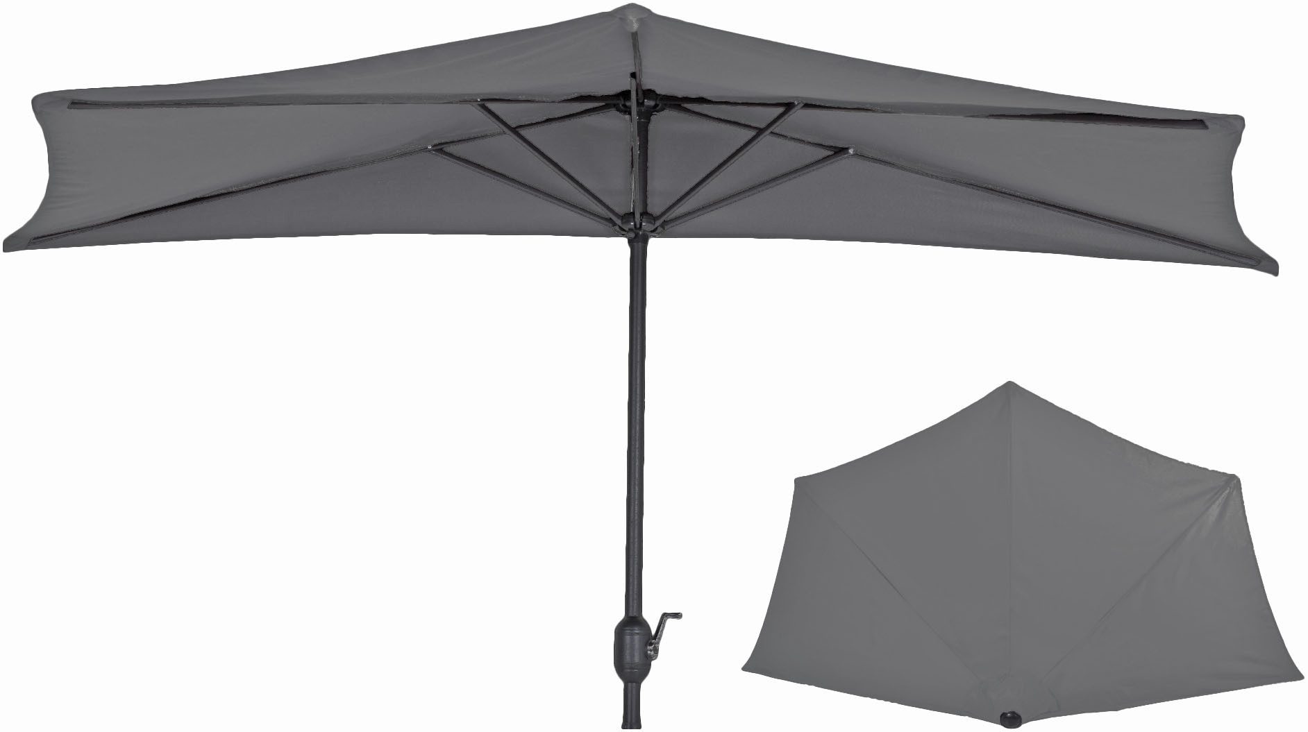 Garden Pleasure Sonnenschirm Wandschirm, LxB: 270x270 cm, einklappbar