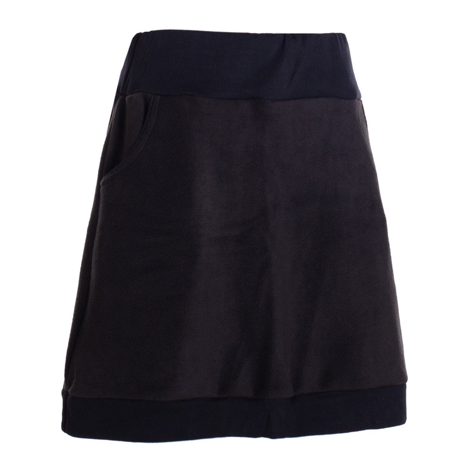 Vishes Minirock Thermorock warmer Damen Winterrock kurz Minirock aus ECO-Fleece Hippie, Retro Style – Bild 5 von 5
