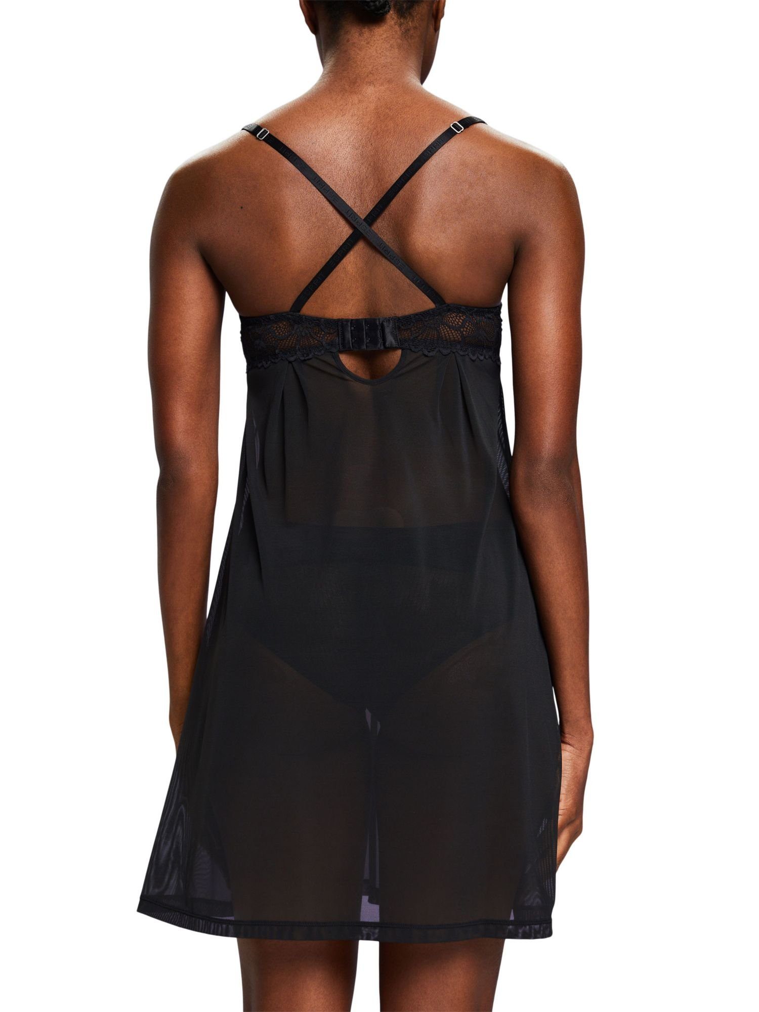 mit Camisole Mesh aus Unterhemd Esprit Bügel-Cups und Spitze