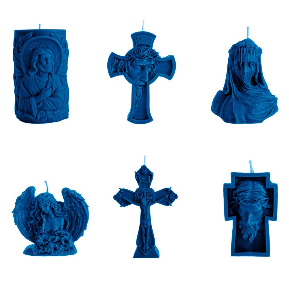 NoblesBox Formkerze NoblesBox Bienenwachs-Dekokerzen 6er Set – Handgemacht, Duftfrei