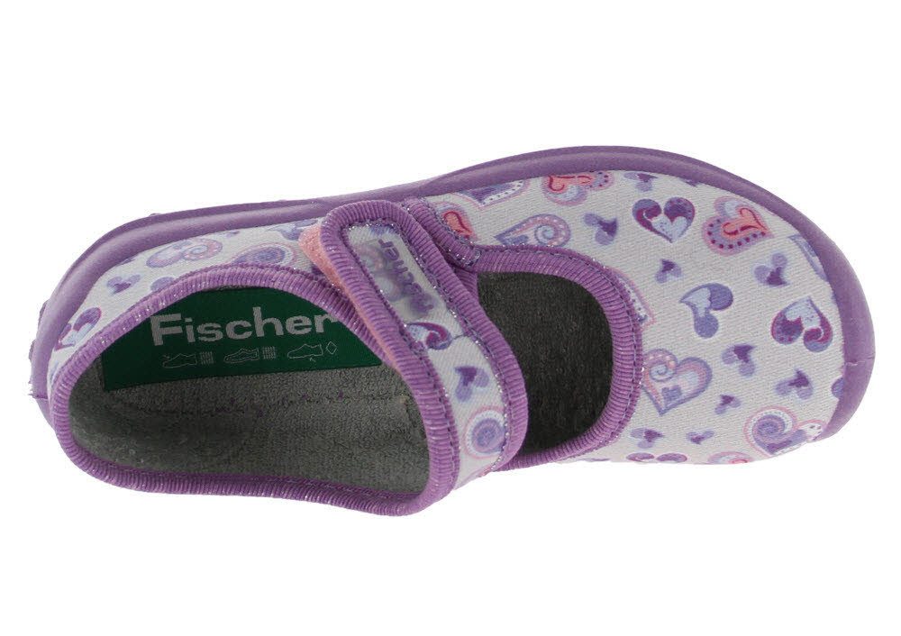 Fischer Fischer Hausschuhe mit Klettverschluss Hausschuh