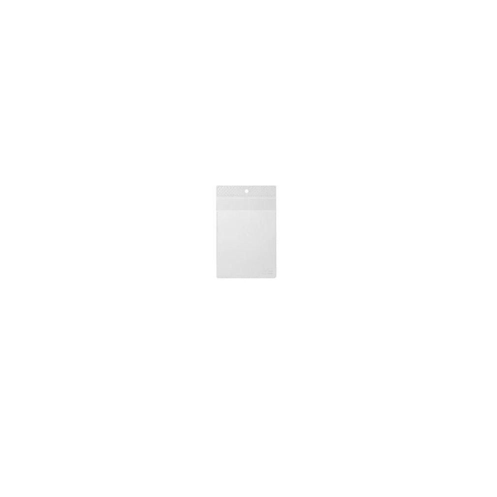 DURABLE Prospekthülle 10 Sichttaschen Sichttasche DIN A6 transparent genarbt 0,17 mm
