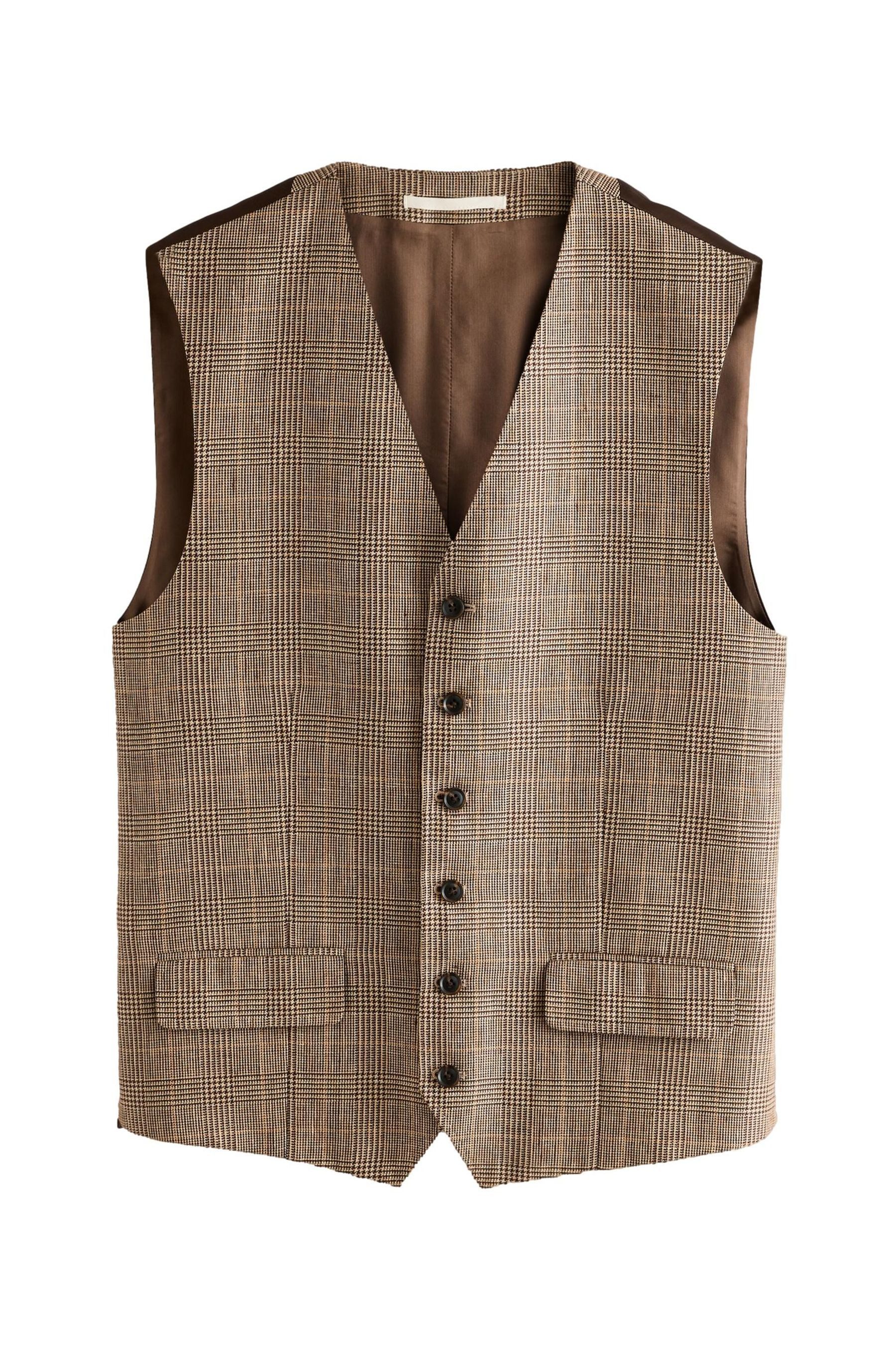 Anzugweste Signature karierte Tailored Fit Anzugweste