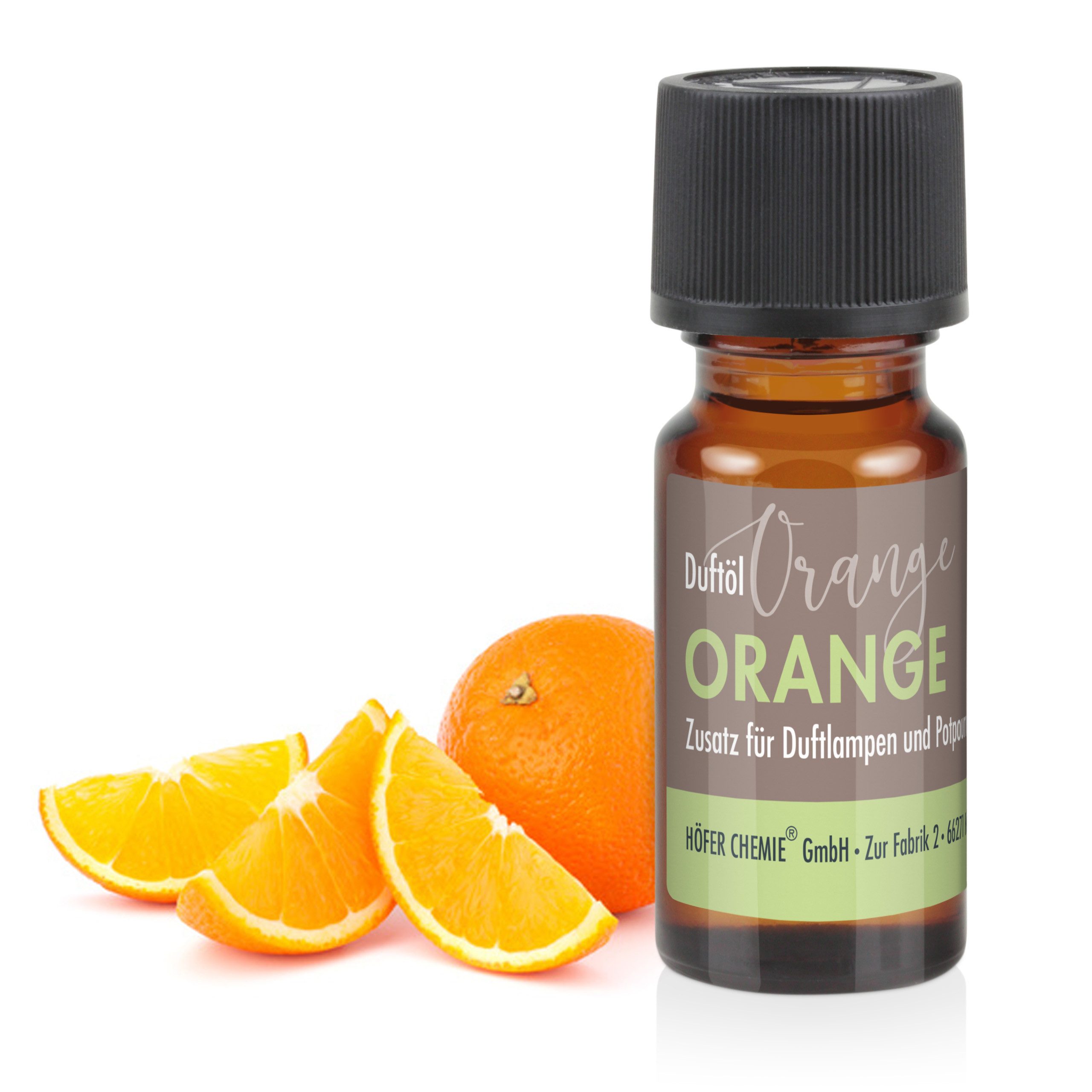 Höfer Chemie GmbH Duftöl 10 ml Duftöle für Potpourris & Duftlampen Orange, Fruchtiger Duft für gute Laune