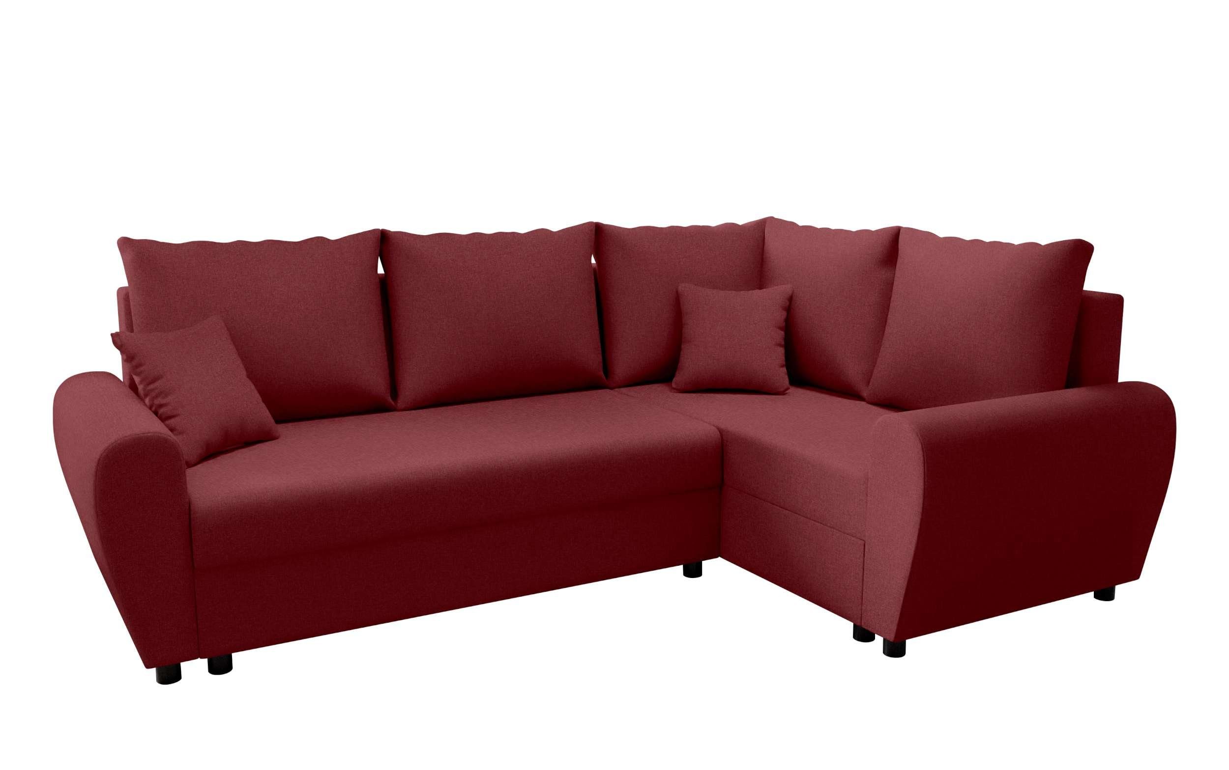 Stylefy Ecksofa Valence, L-Form, Modern mit Bettfunktion, Bettkasten, Design Eckcouch, Sofa, Sitzkomfort, mit