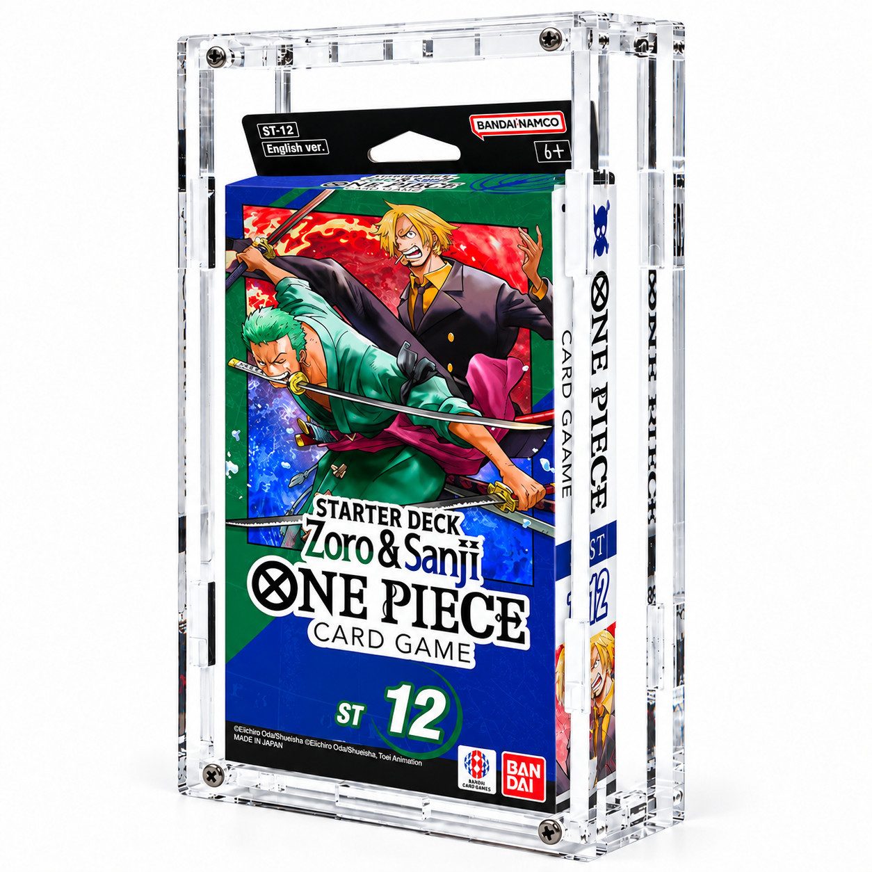Ventarent Aufbewahrungsbox Acryl-Case für One Piece TCG Starter Deck englisch (Set, 1 St., 15-tlg), transparent