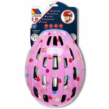 MOLTO Fahrradhelm Molto Kinderfahrradhelm Moltó Rosa 48-53 cm Sicherheit Fahrrad Helm Ki