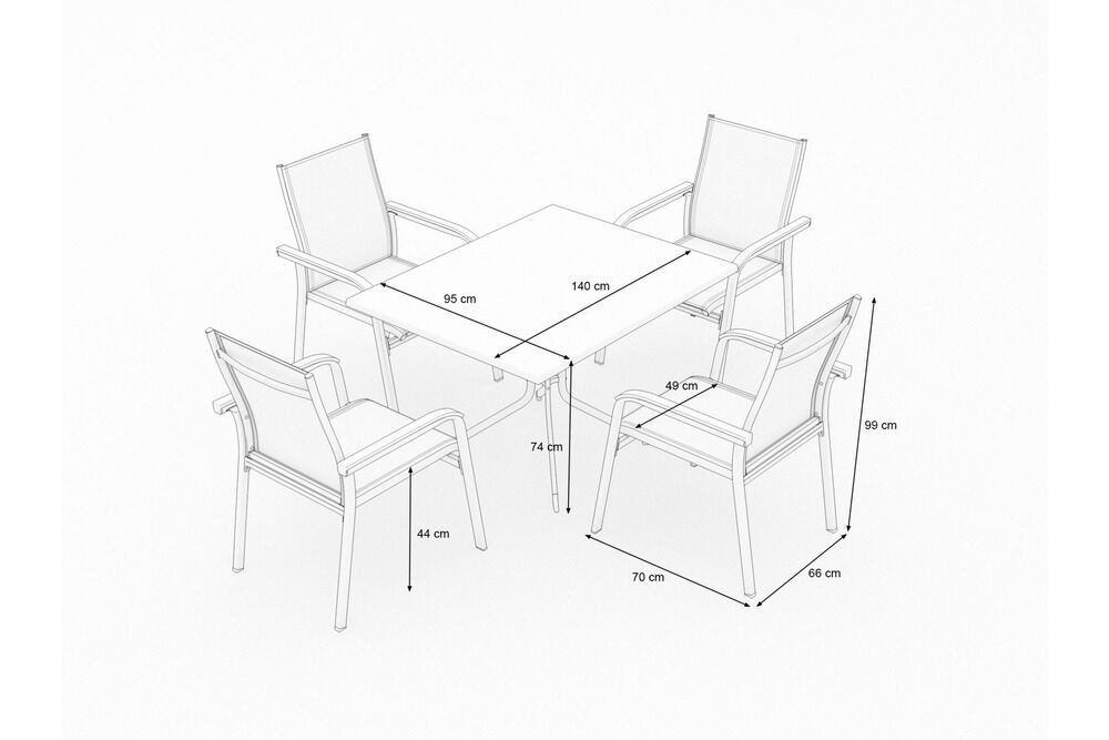 KETTLER Balkonset BOULEVARD/BASIC PLUS