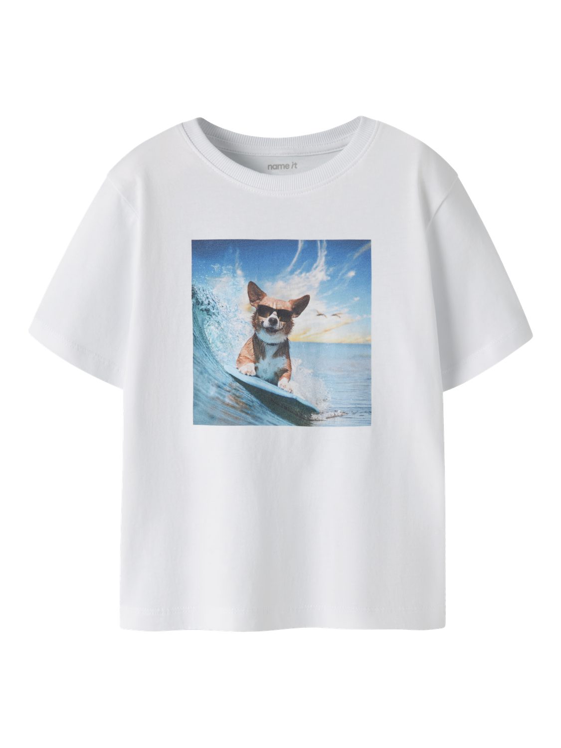 Name It Kurzarmshirt NMMVOTO SS NREG TOP Baumwolle, regular fit