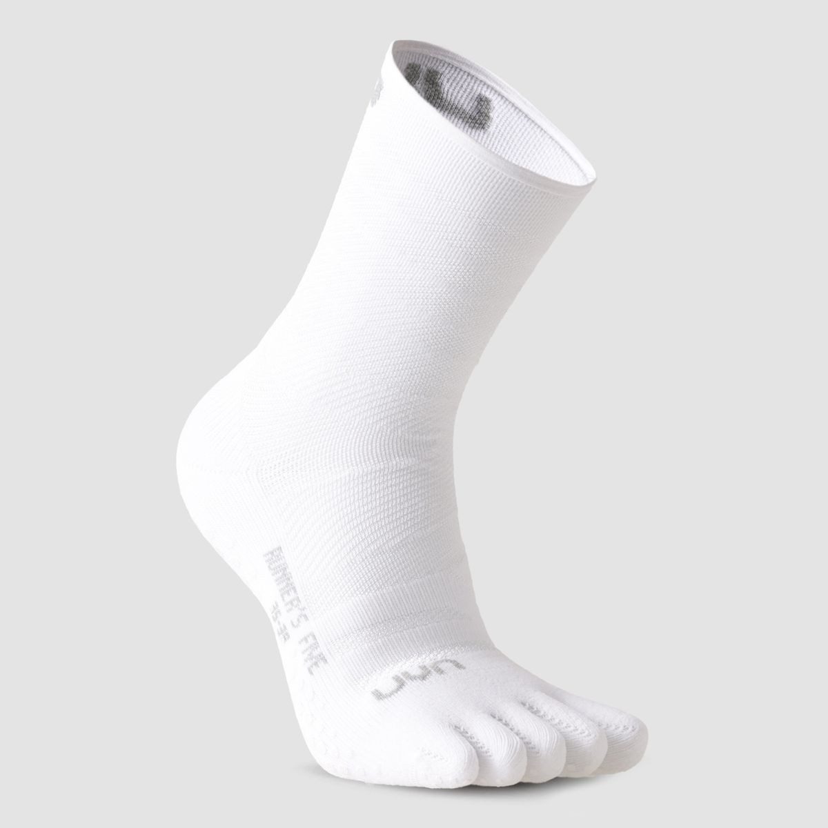 UYN Sportsocken Runner's Five Grip Socks Laufsocken mit innovativem Design für Stabilität, Komfort und