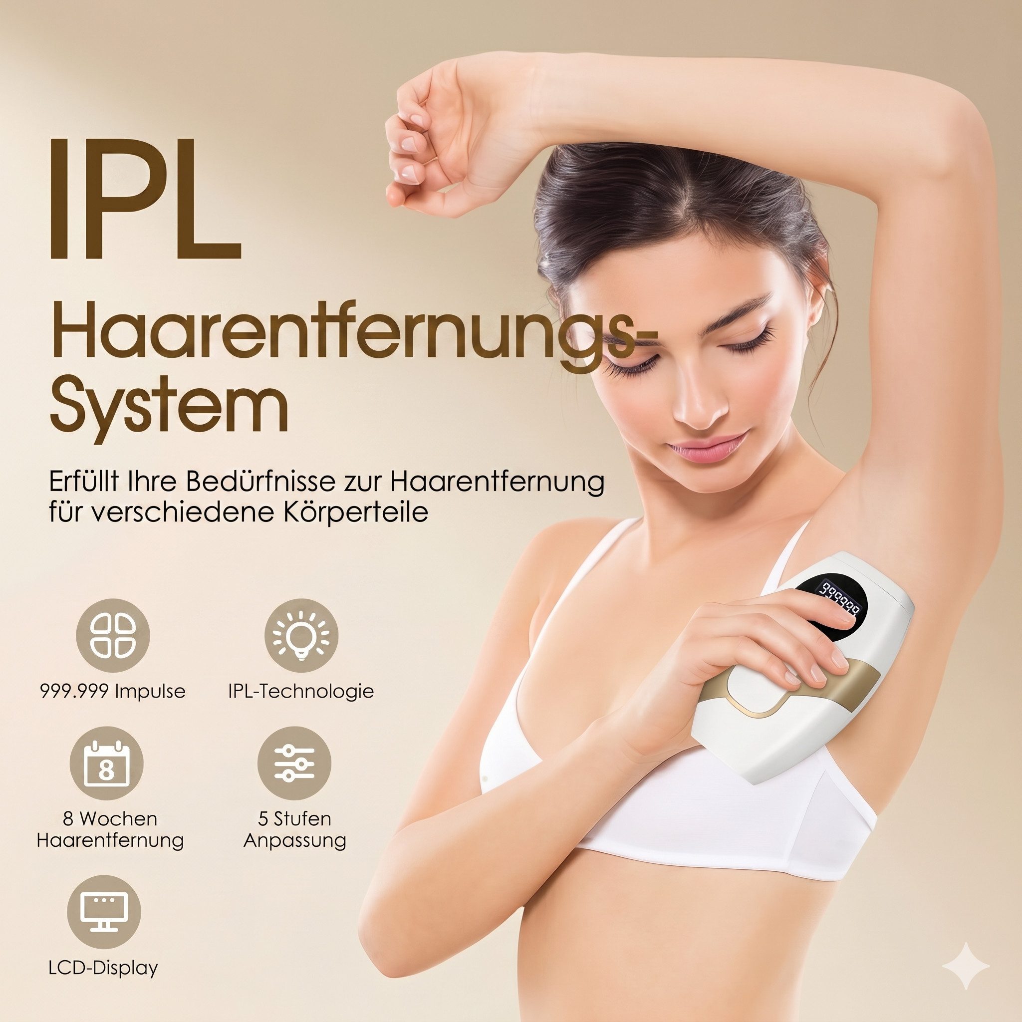 i@home IPL-Haarentferner 993 LCD Modell IPL-Gerät