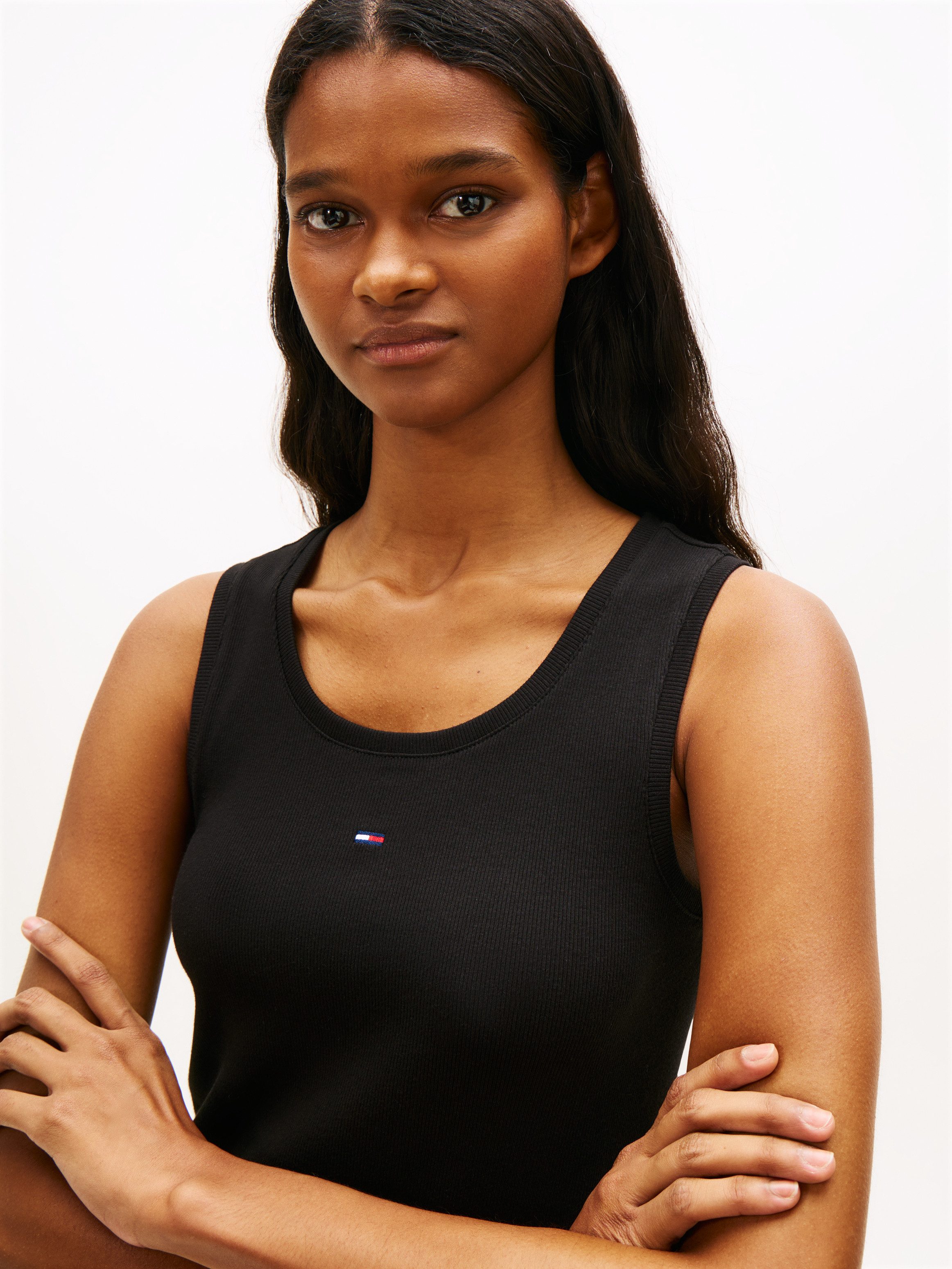 Tommy Jeans Jerseykleid TJW ESSENTIAL RIB BODYCON EXT mit gerippter Struktu günstig online kaufen