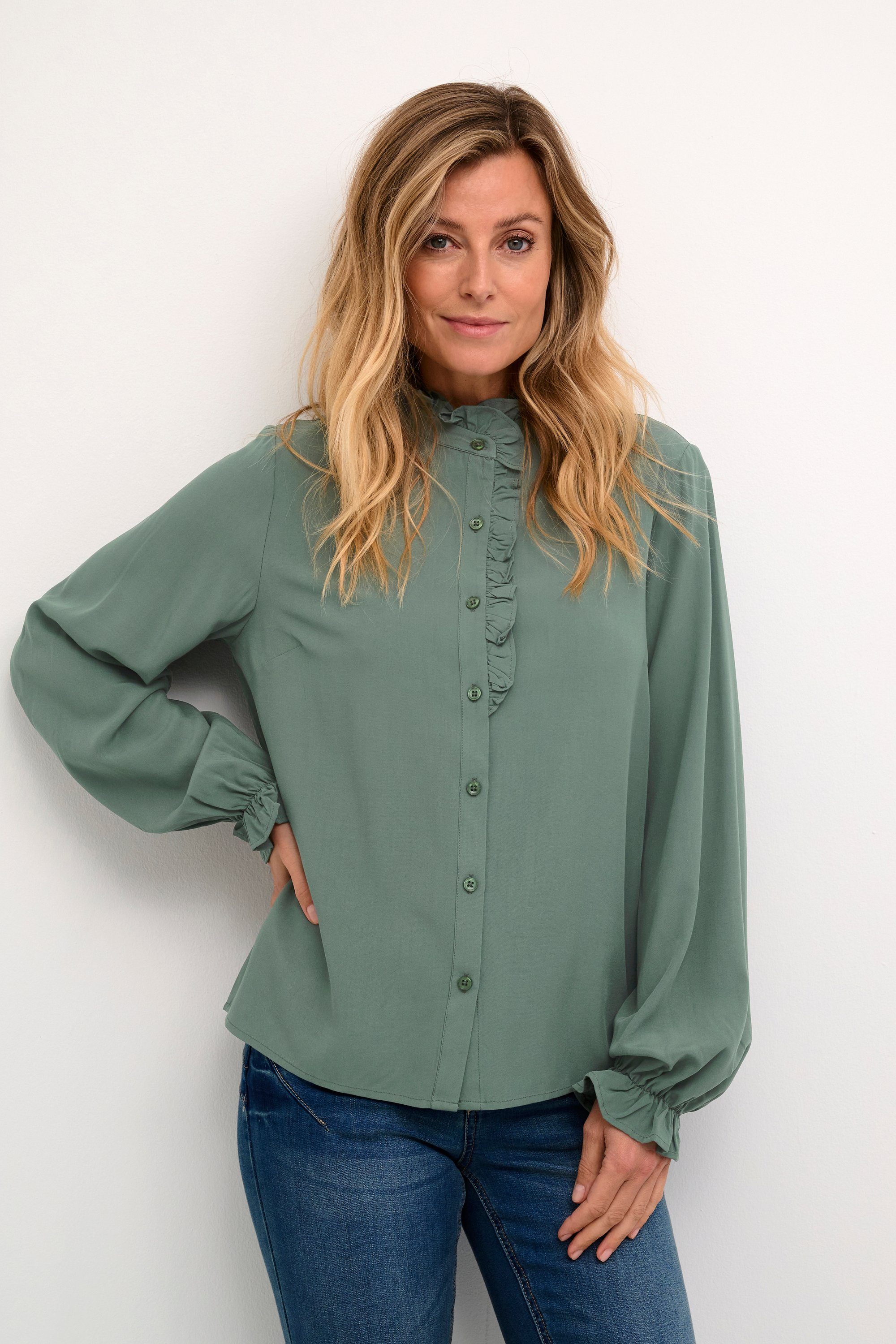 Cream Langarmhemd Langarm - Hemd CRVenea