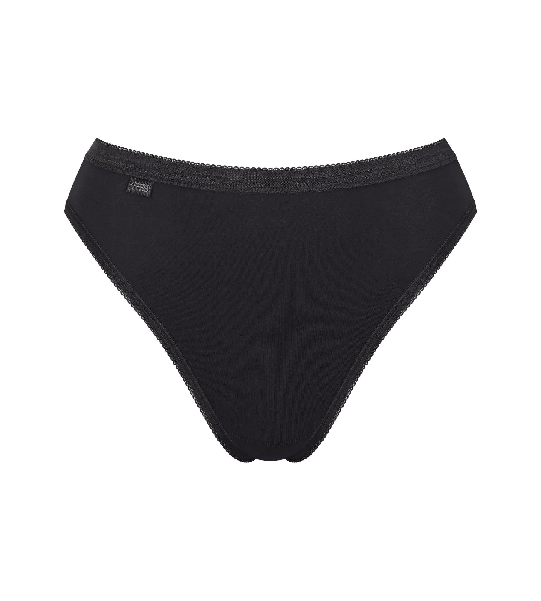 sloggi Taillenslip Basic+ Tai (3er Pack) mit hohem Beinausschnitt, Cotton-Mix, glatte Nähte
