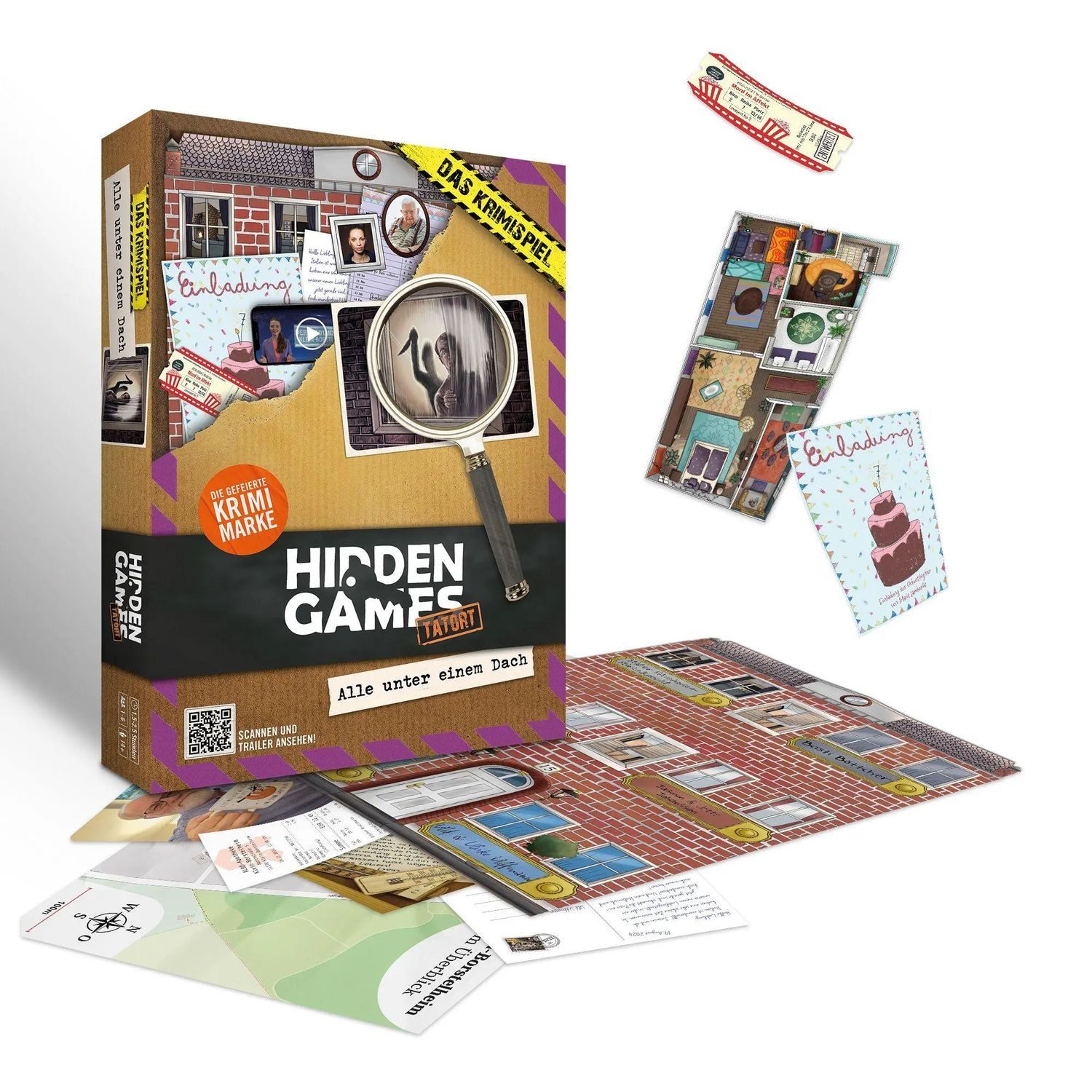 Pegasus Spiele Spiel Hidden Games Tatort: Alle unter einem Dach