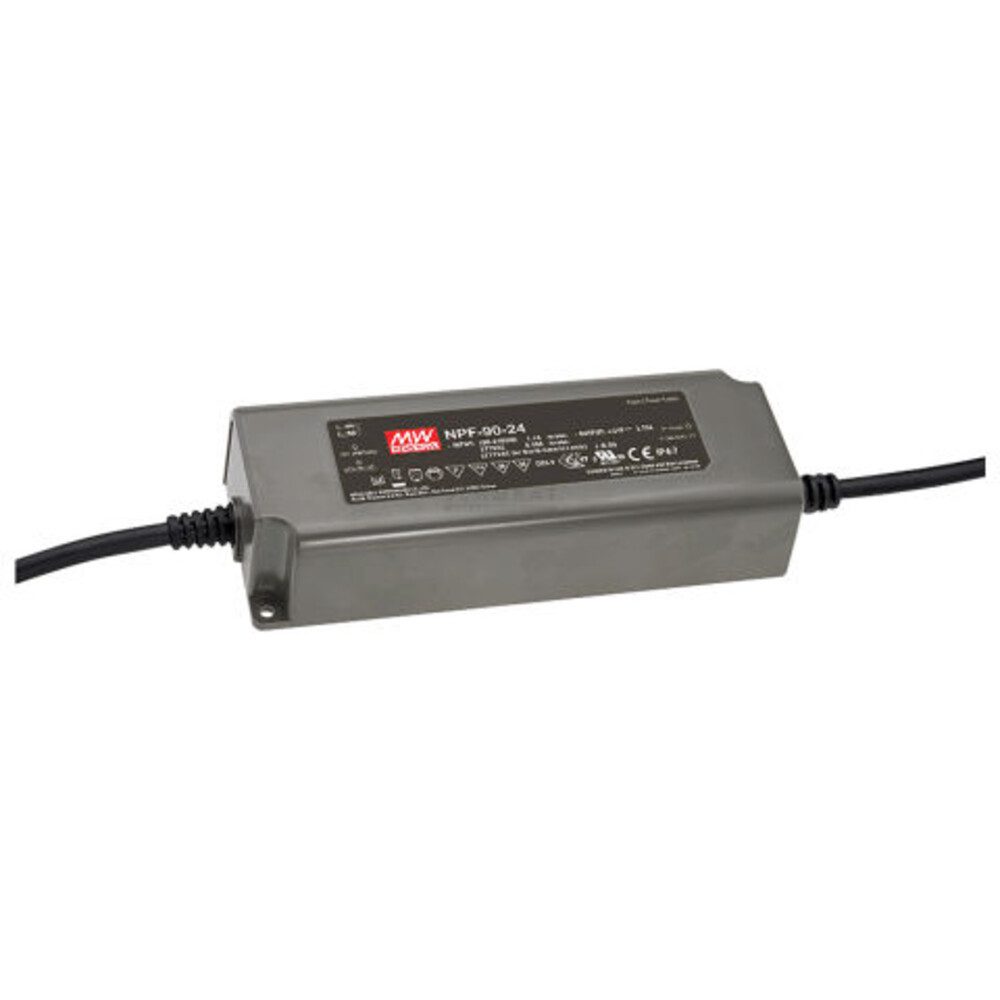 "NPF-90-20" 20V, Kunststoff, 90W, wassergeschützt, Niedervolt, IP67 LED Trafo