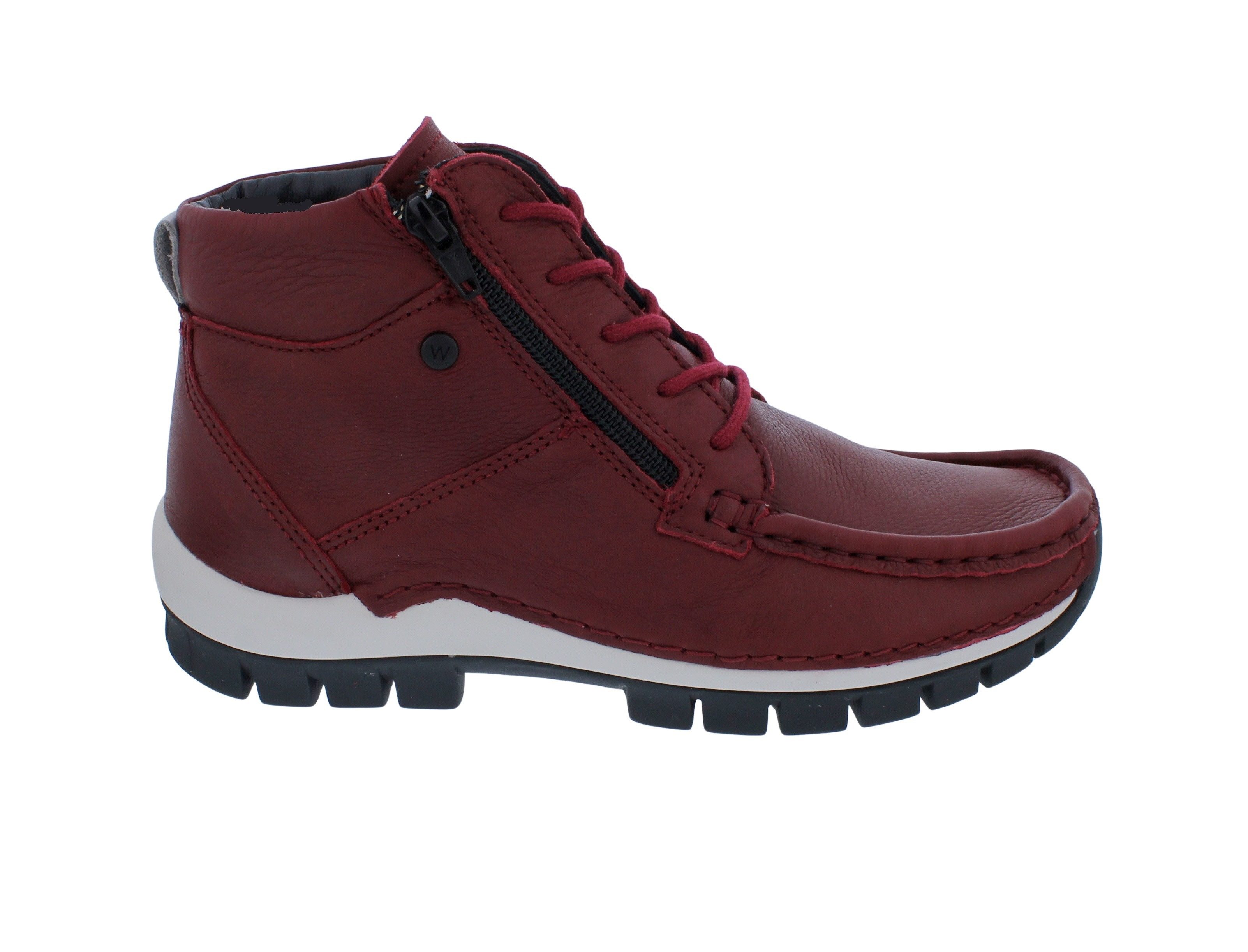 WOLKY Wolky Boost Bootie 0474030-553, Tresor - Glattleder, Cherry red (rot) günstig online kaufen