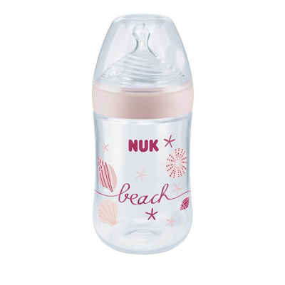 NUK Babyflasche NUK Nature Sense Babyflasche Silikon-Trinksauger, Größe S