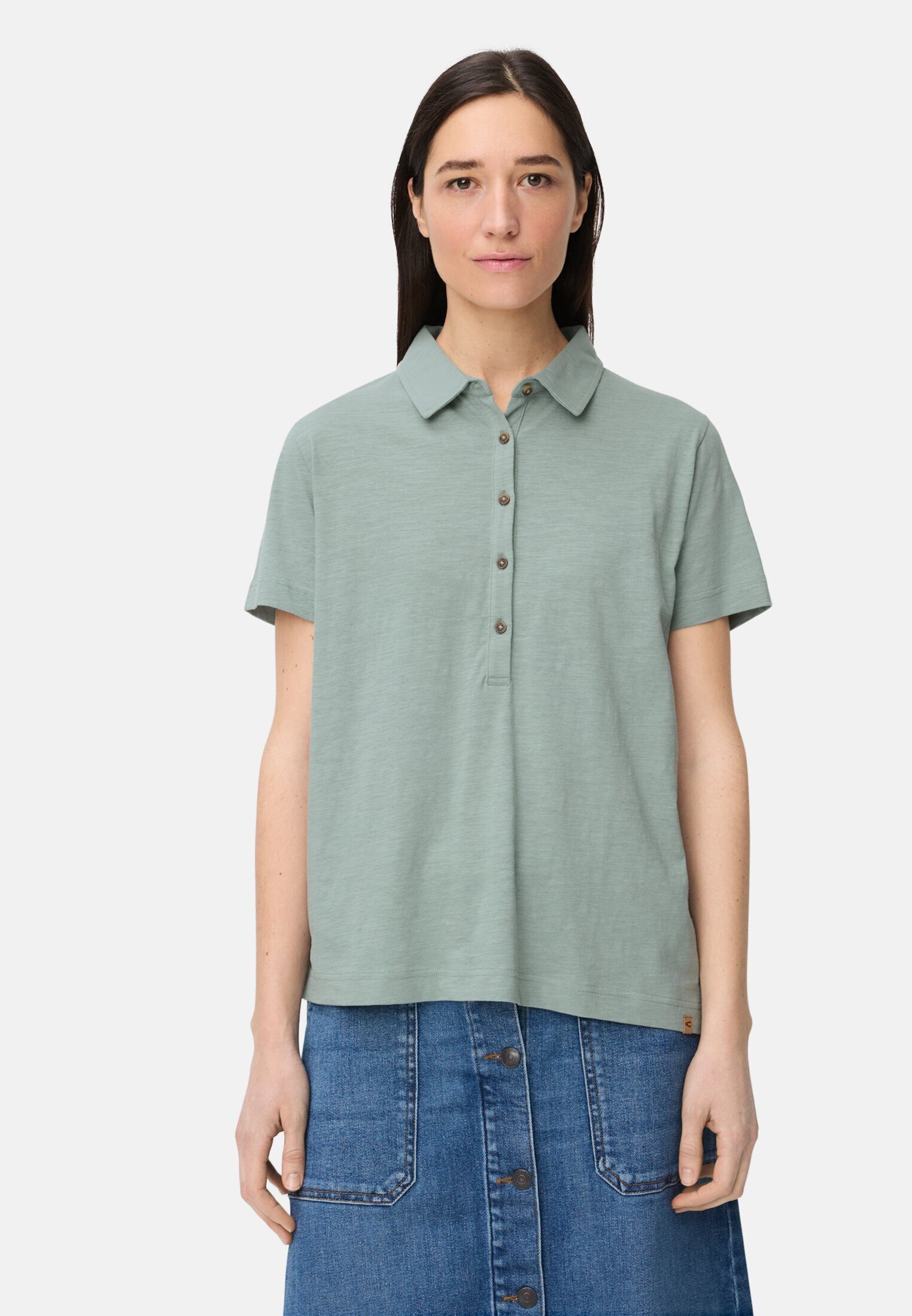 camel active Poloshirt mit Knopfleiste Kurzarm Shirts_Poloshirt