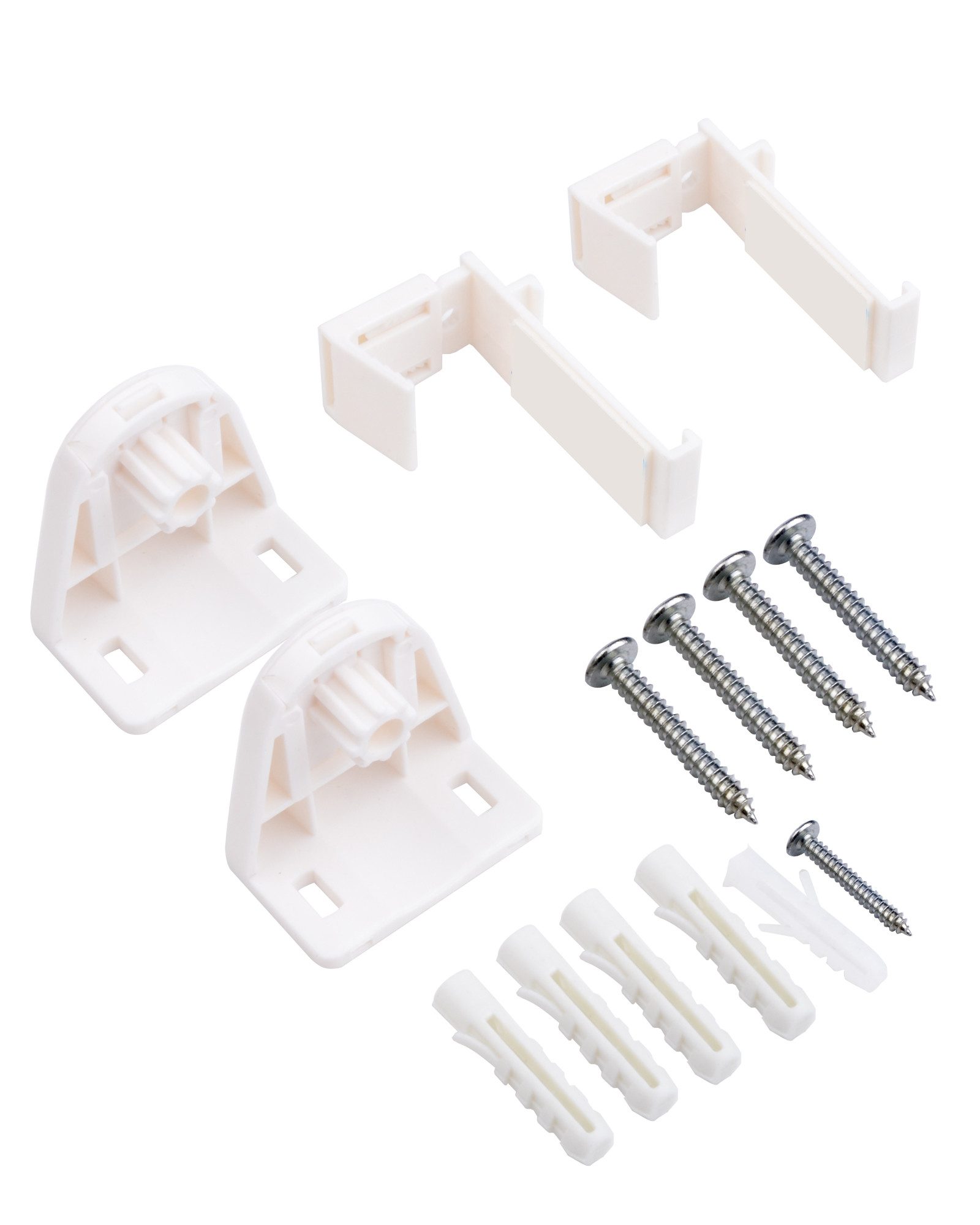 Rollo 1 Set Klemmträger und Zubehör Montage-Set für Klemmfix Thermorollo, euroharry