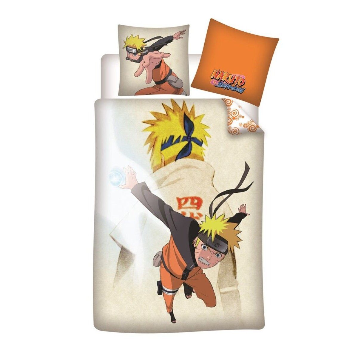 Naruto Bettwäsche Naruto Kinderbettwäsche 140x200 cm Bettbezug 65x65cm, 100% Baumwolle