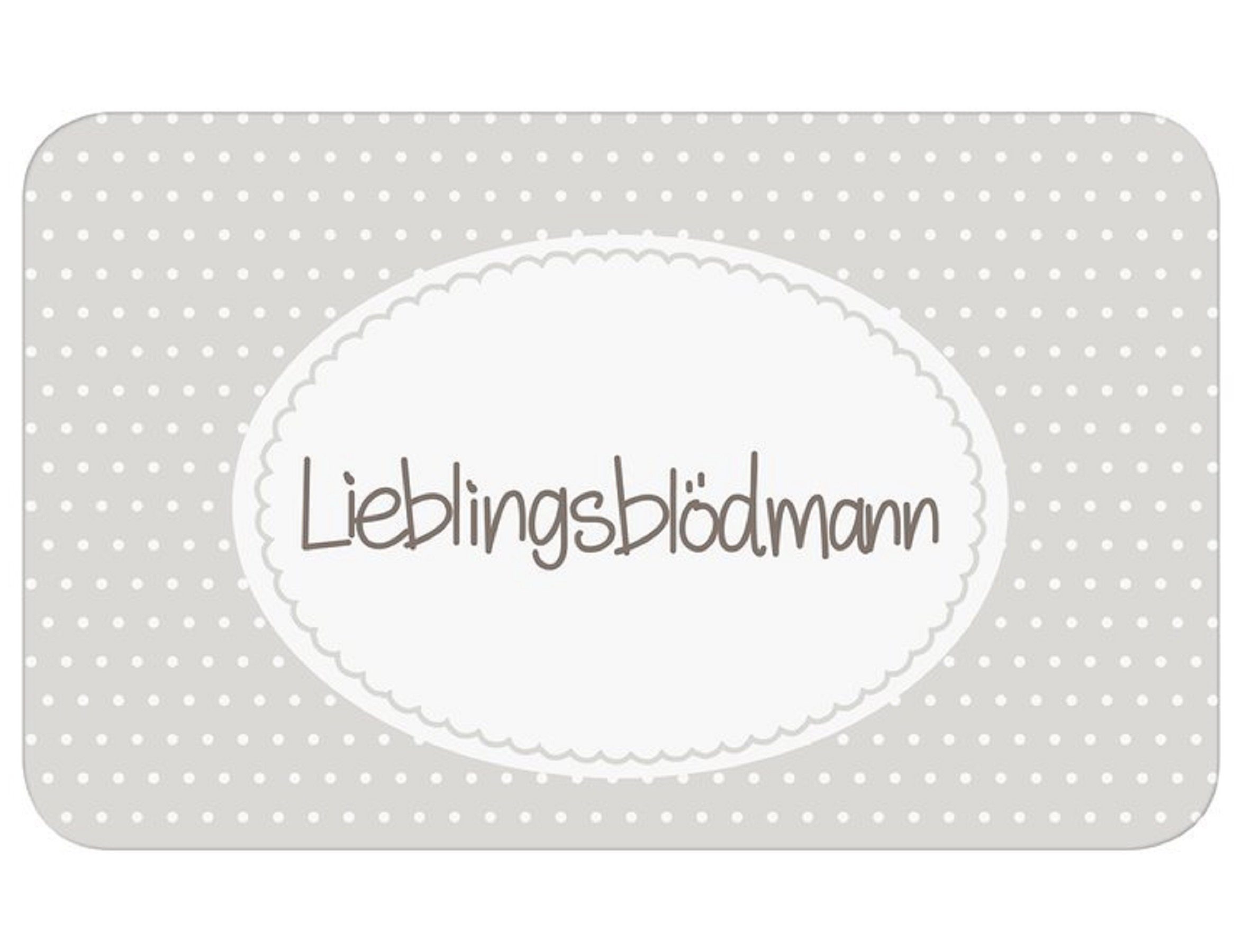 MEA LIVING Frühstücksbrett MEA LIVING Frühstücks Brettchen Spruch "Lieblingsblödmann" Teller Geschenk Küche