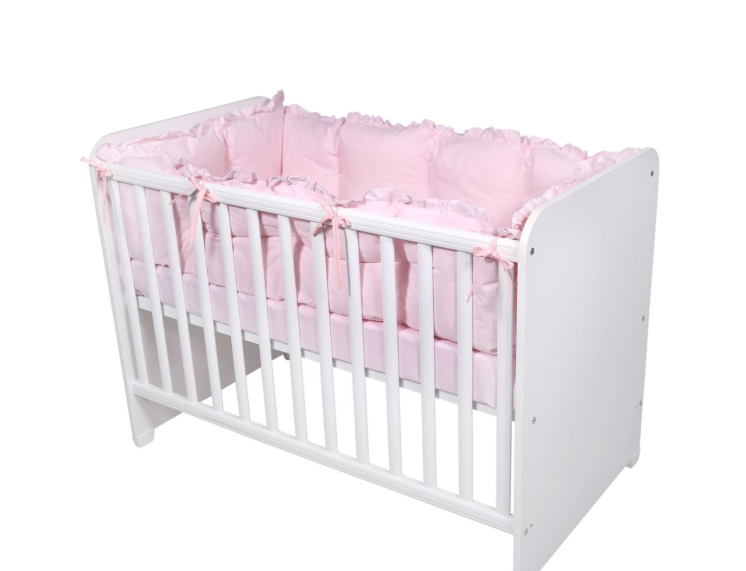 LORELLI Bettnestchen 2083007 120 x 60 cm 4-teilig, (4-tlg), Bettumrandung, Gitterbett, Schlaufenbefestigung, Zugluftschutz