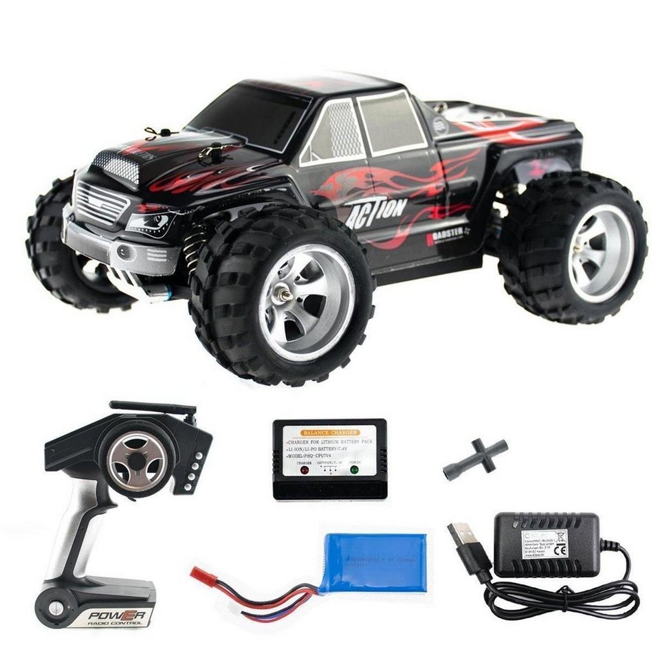 efaso RC-Auto EFASO E979 schwarz - schneller RC Monstertruck 50