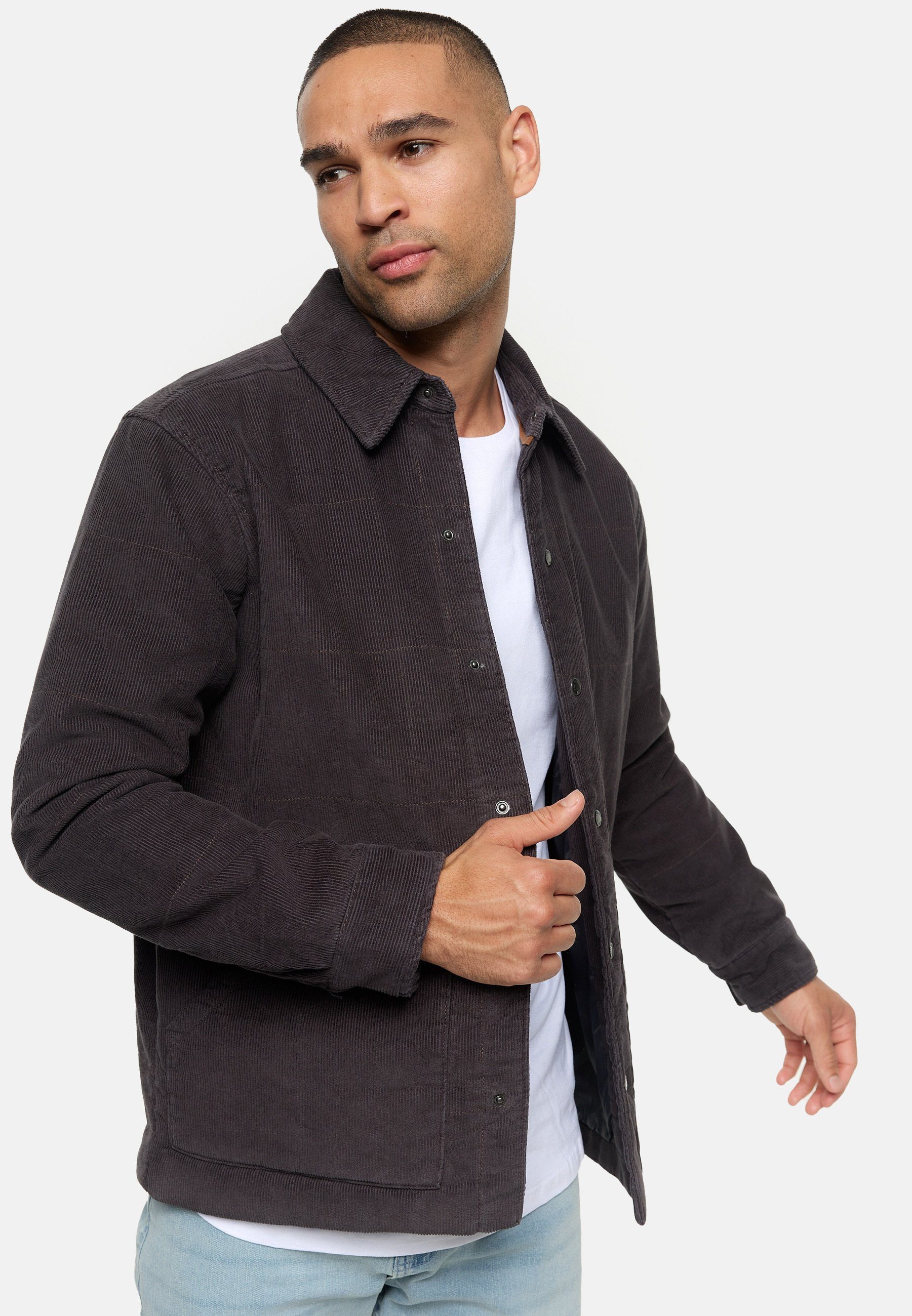 Dk Hemdjacke Indicode INKorbits Grey