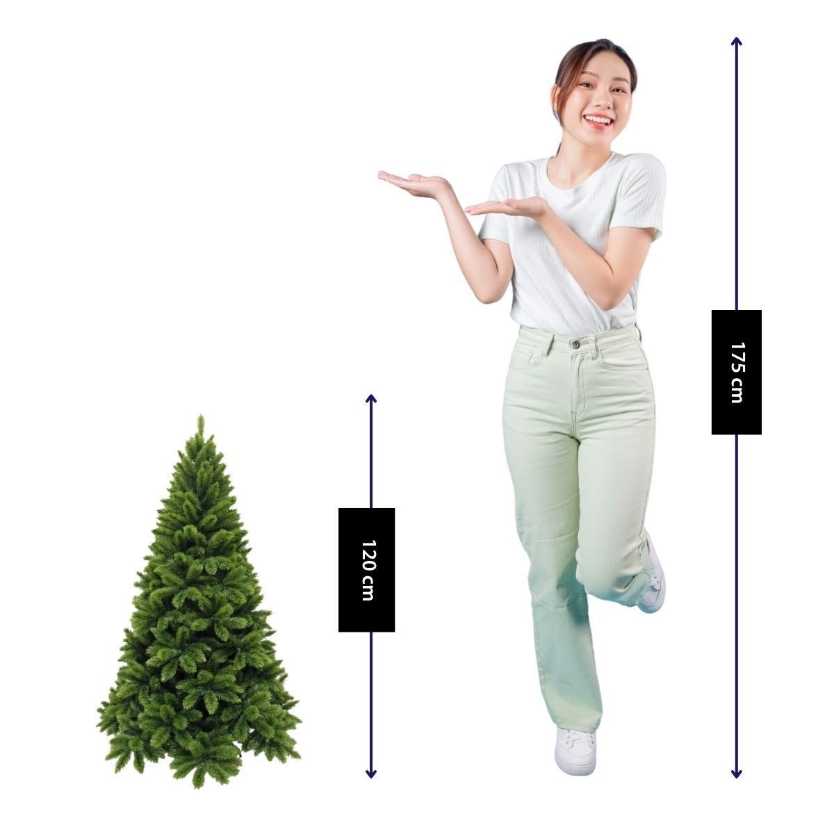 Triumph Tree Künstlicher Weihnachtsbaum Triumph Tree Tsuga Weihnachtsbaum gruen TIPS 190 - h120xd86cm
