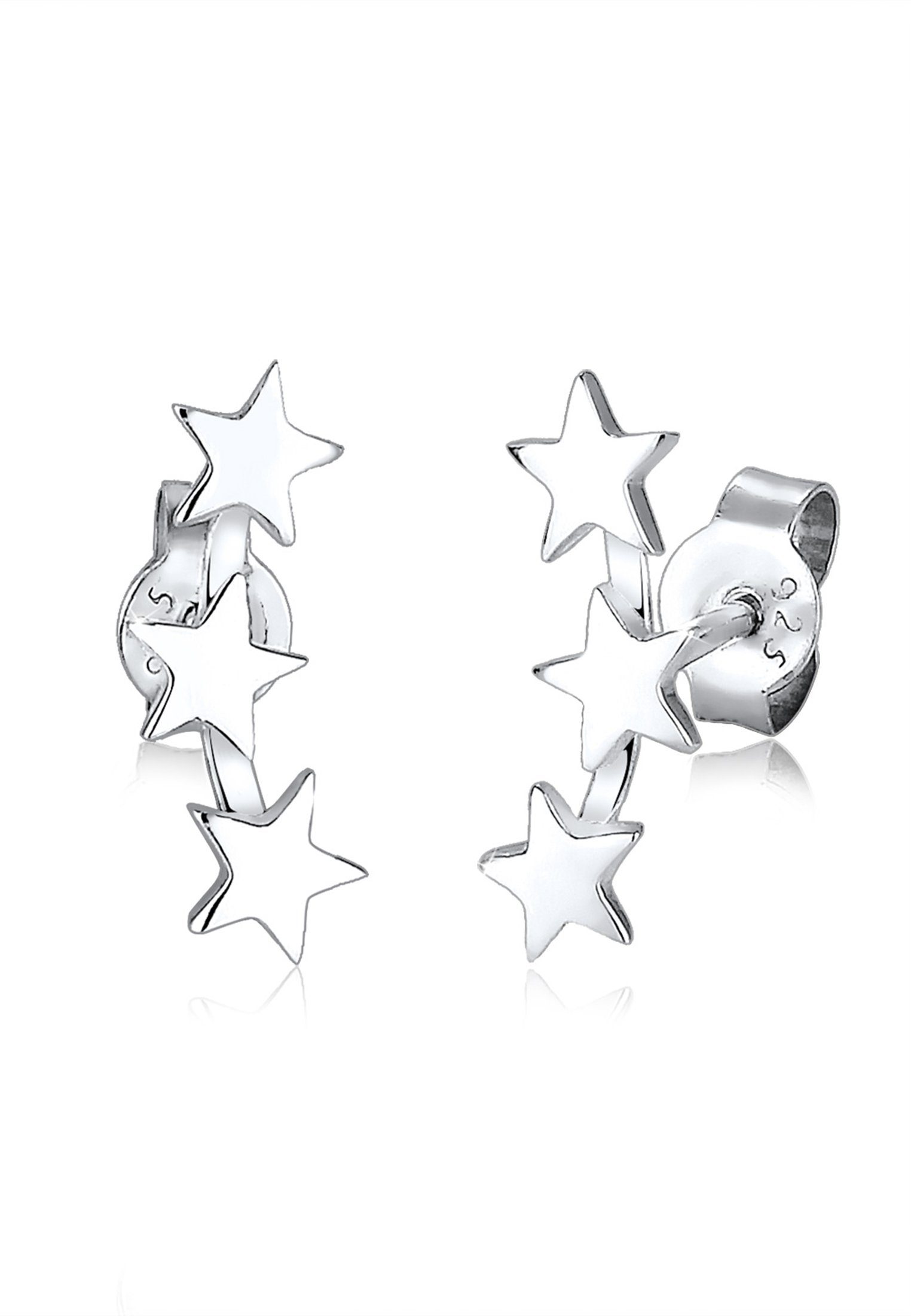 Elli Paar Ohrstecker Sterne Astro Trend Star Sternenbild 925 Silber, Astro, Sterne
