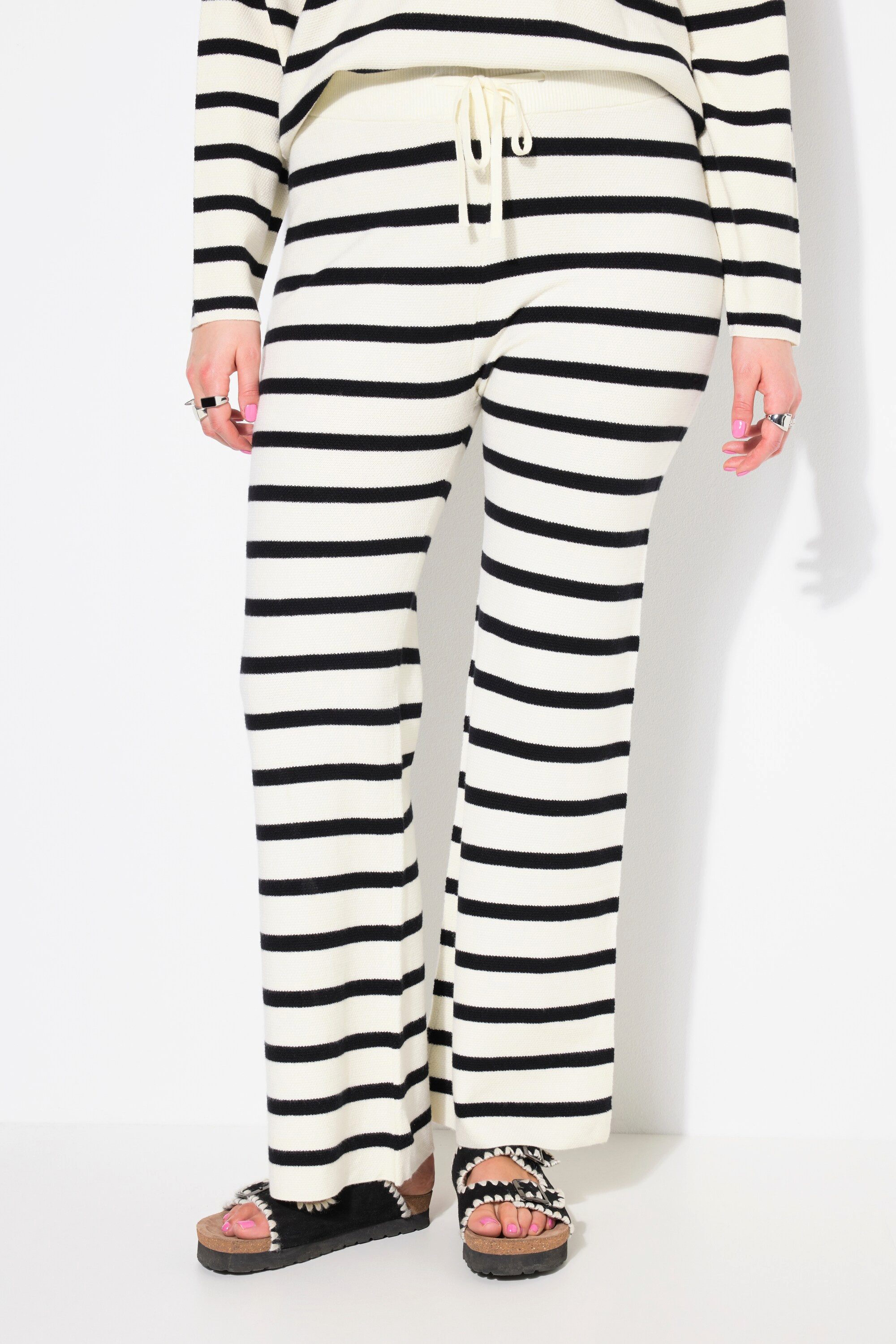 Studio Untold Schlupfhose Strickhose Straight Legs günstig online kaufen