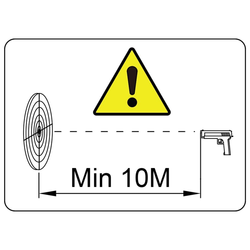 Magnetischer + Ziele Kugelfang im vidaXL Enten-Design 1 Scheibenkasten 4