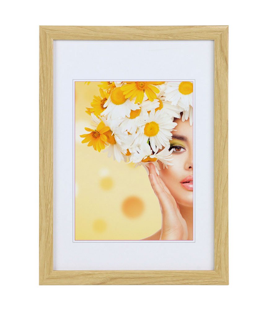 IDEAL TREND Bilderrahmen Kunststoffrahmen mit Klarglas Bilderrahmen PS-1 Frame Foto Collage Por