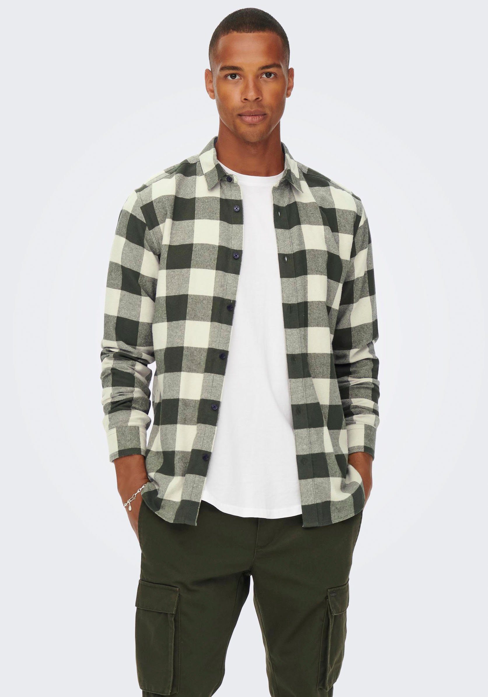 ONLY & SONS Karohemd GUDMUND LS CHECKED SHIRT