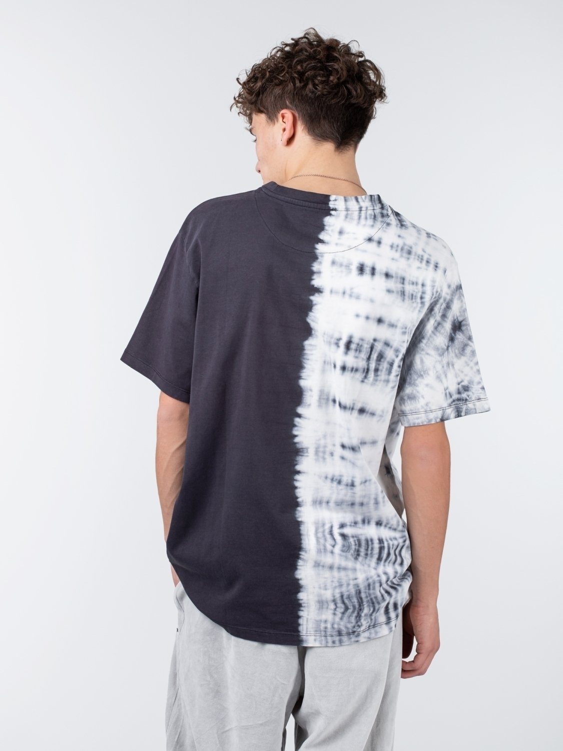 Sean John T-Shirt Sean John Script Logo Bleach Effect Tee