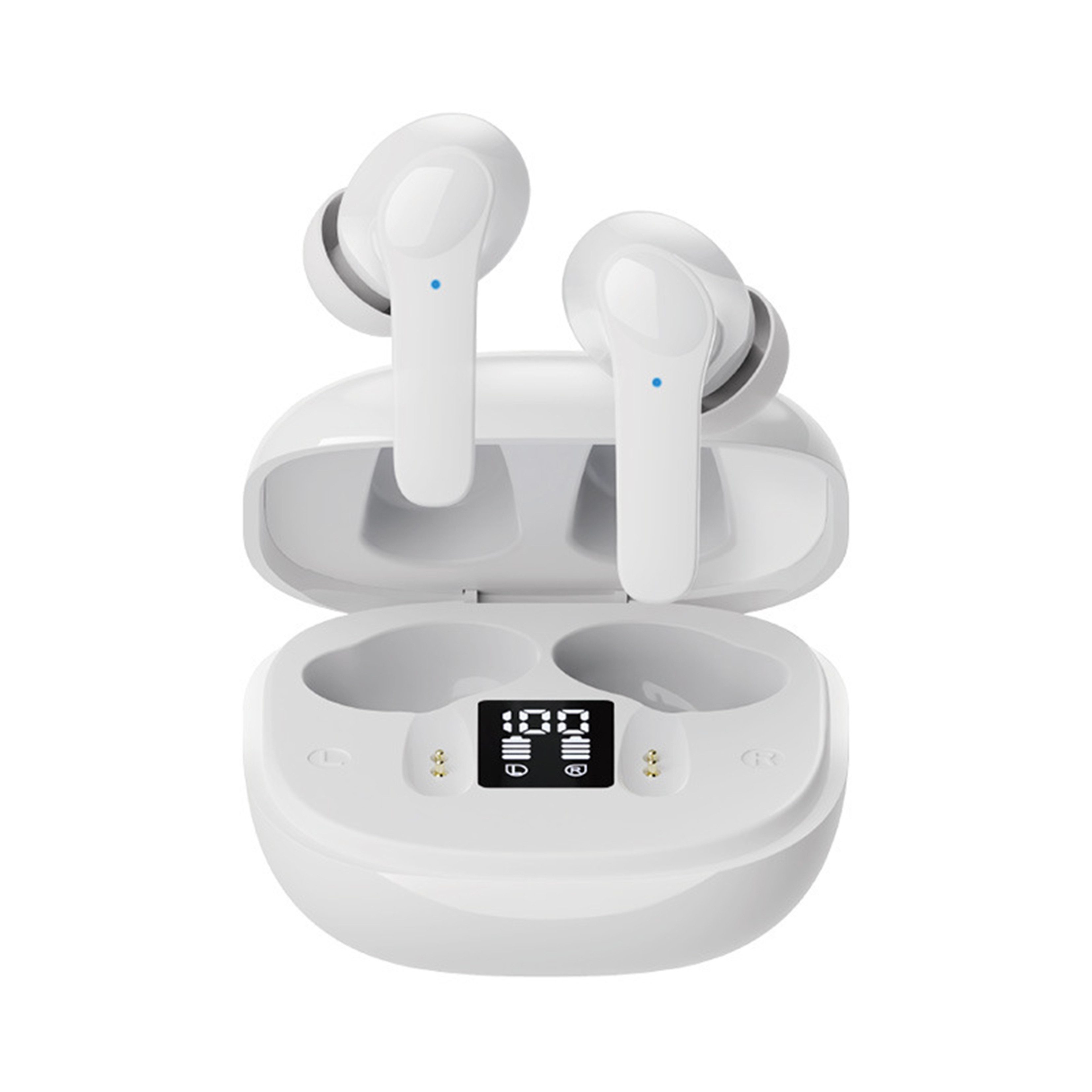 KINSI Übersetzungs-Ohrhörer Echtzeit-Übersetzer Kopfhörer mit 150 Sprachen Open-Ear-Kopfhörer (bluetooth, ANC Geräuschunterdrückung,Touch-Steuerung für Geschäftsreisen)