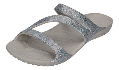 Crocs Kadee Glitter Sandal 207315-040 Plateausandale Silver