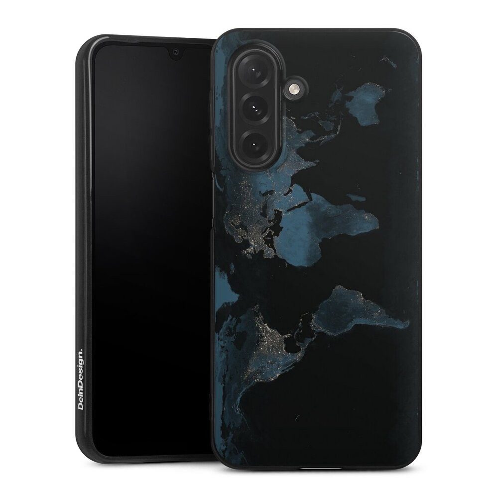 Handyhülle Weltkarte Landkarte Nacht Nightlight Worldmap