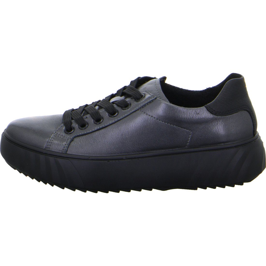 Leder - 049672 Ara Damen Sneaker Ara Schuhe, grau Sneaker Monaco