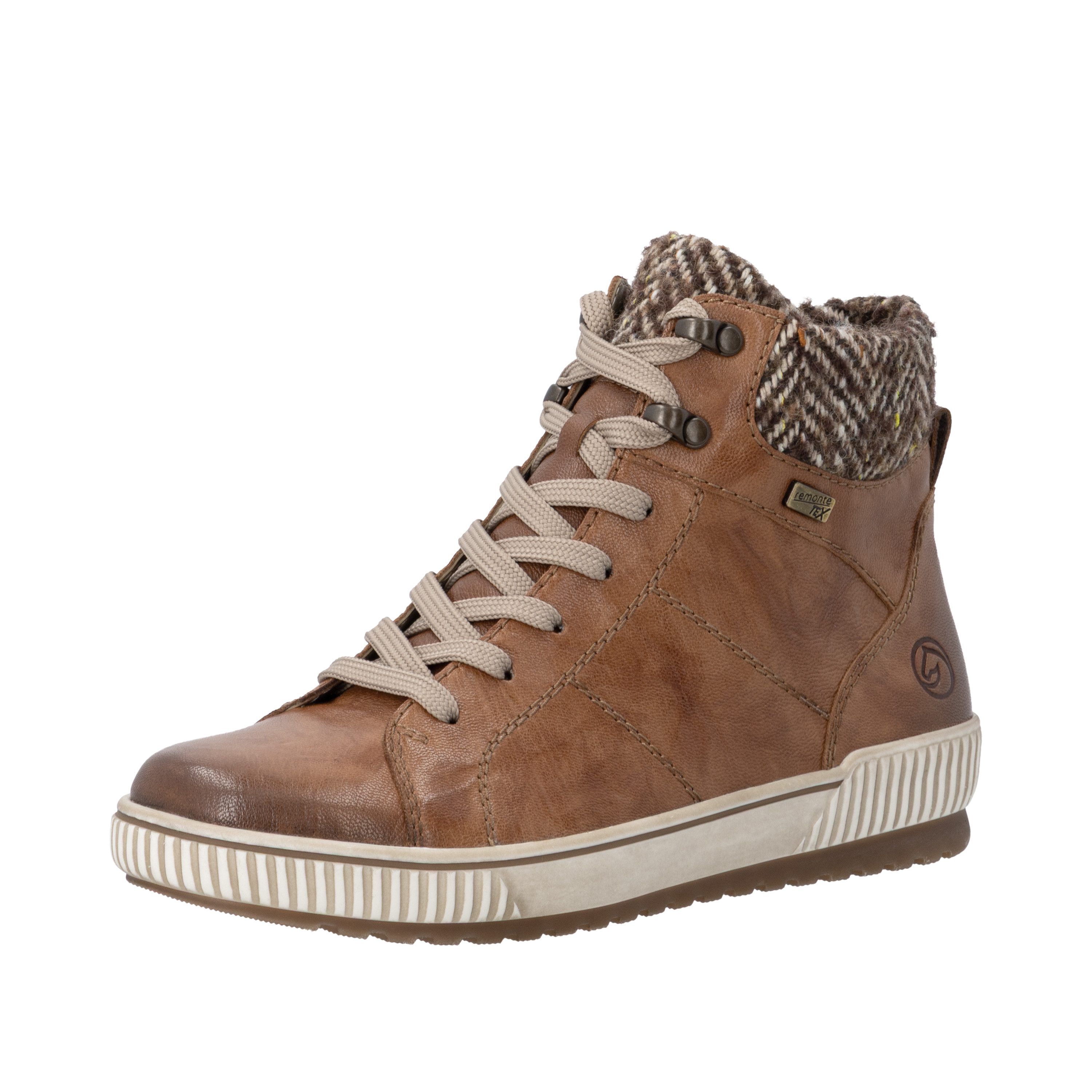 Remonte Winterboots Schnürboots mit wasserabweisender TEX-Membrane, Used-Optik