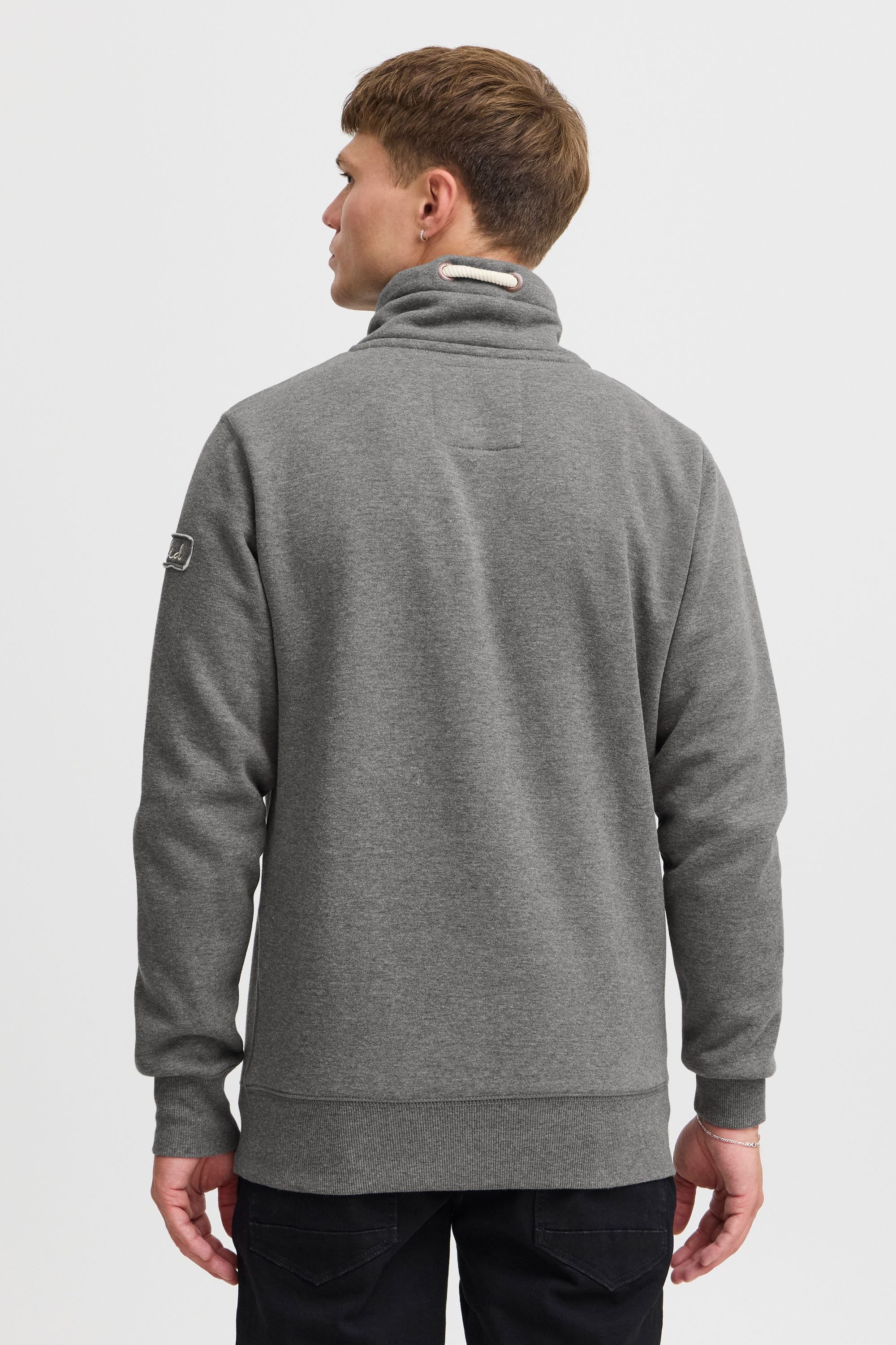 !Solid Stehkragenpullover SDTripTroyer Sweatpullover mit Knopfleiste