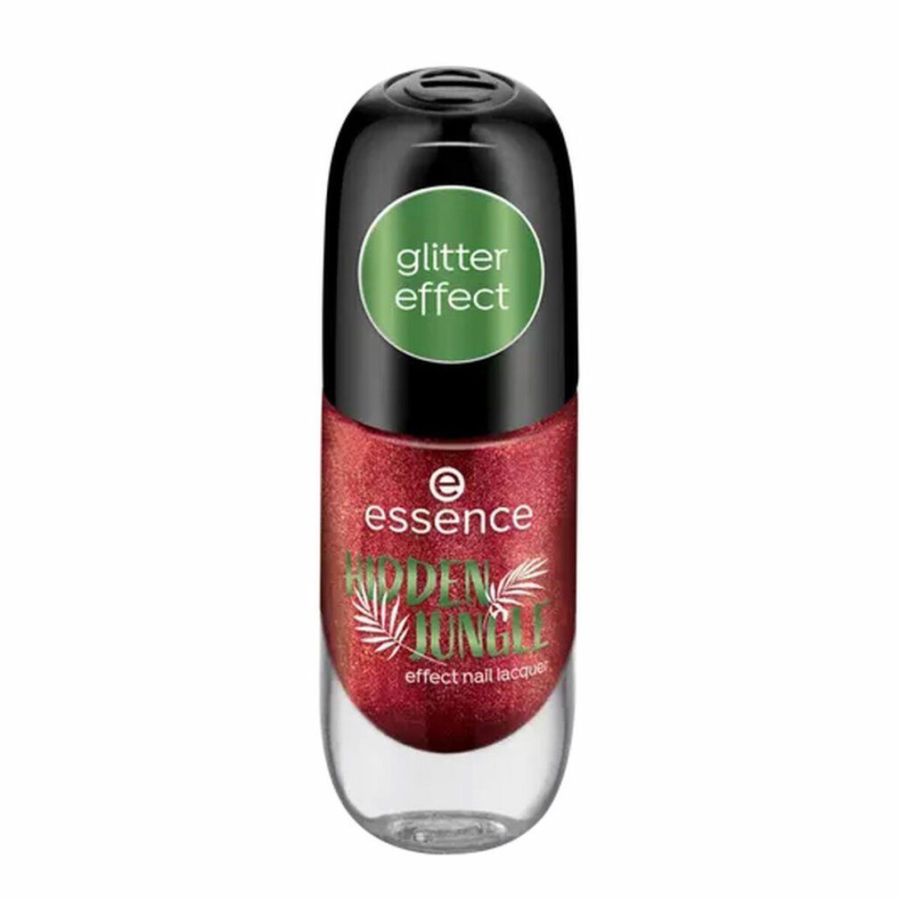 Essence Gel-Nagellack HIDDEN JUNGLE effect esmalte de uñas #05-rojo 8 ml